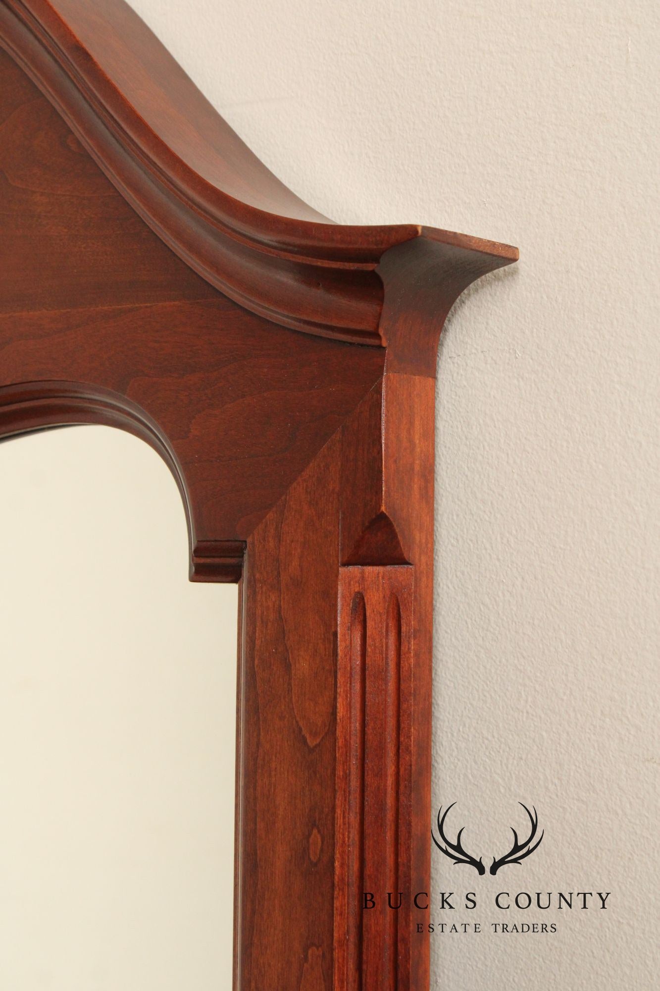 Pennsylvania House Traditional Cherry Frame Beveled Wall Mirror