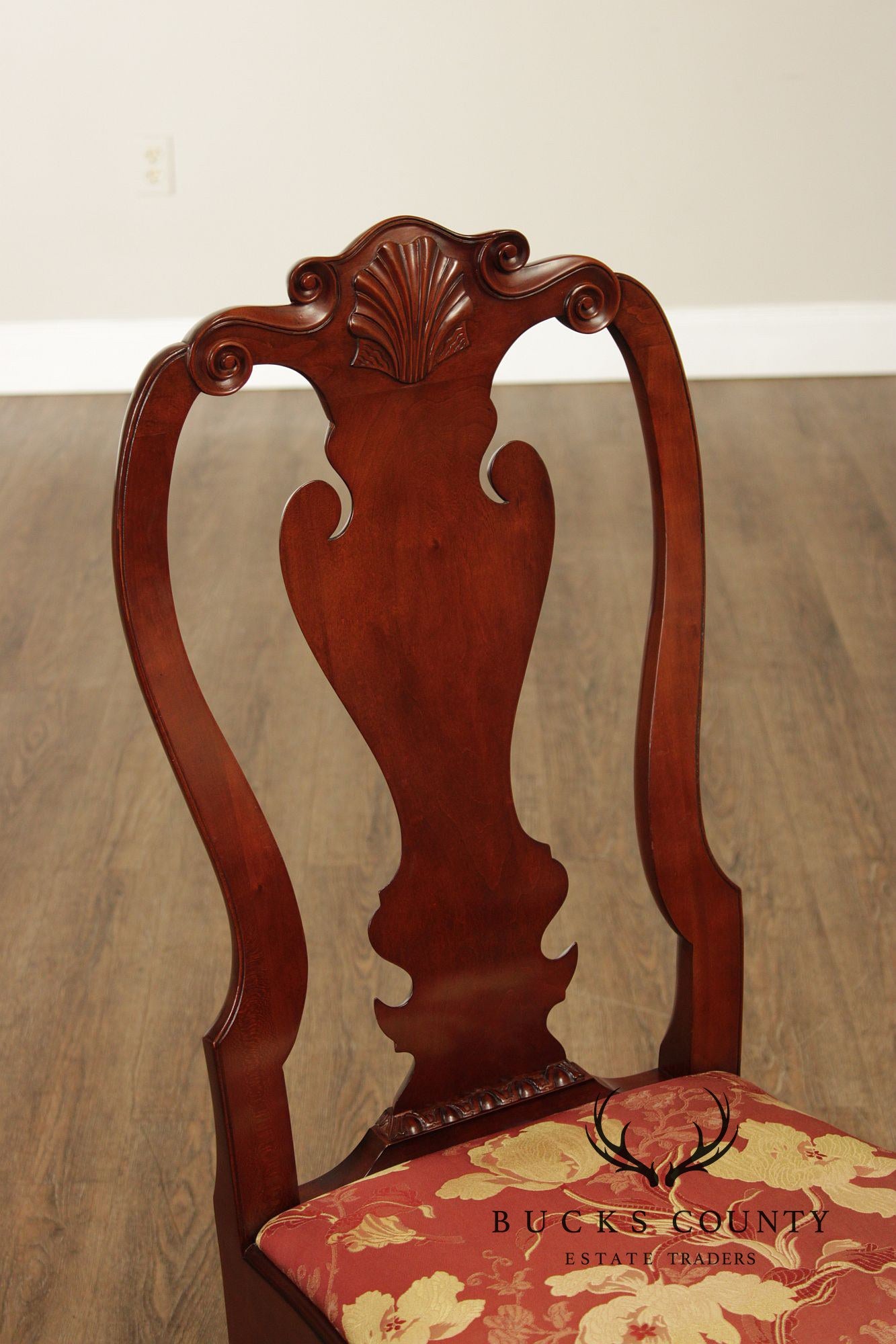 Kindel Winterthur Collection Set Of Six Carved Dining Chairs