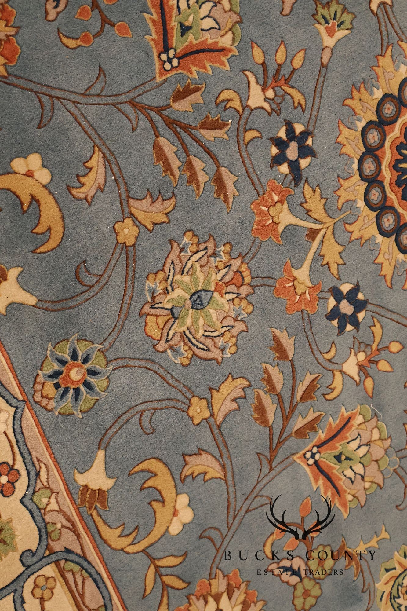 Persian Style Hand Knotted Wool Area Rug