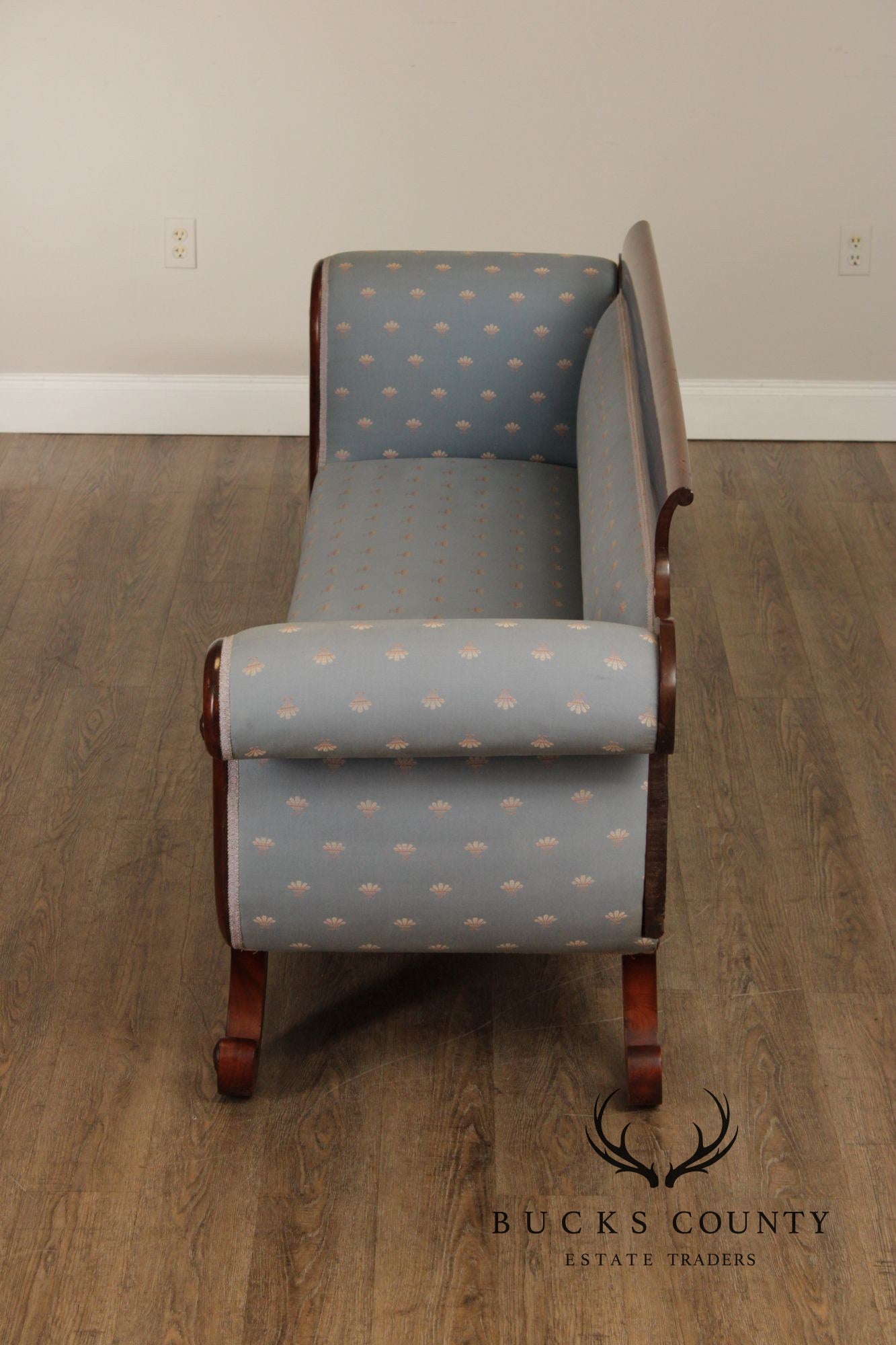 Antique American Empire Mahogany Sofa