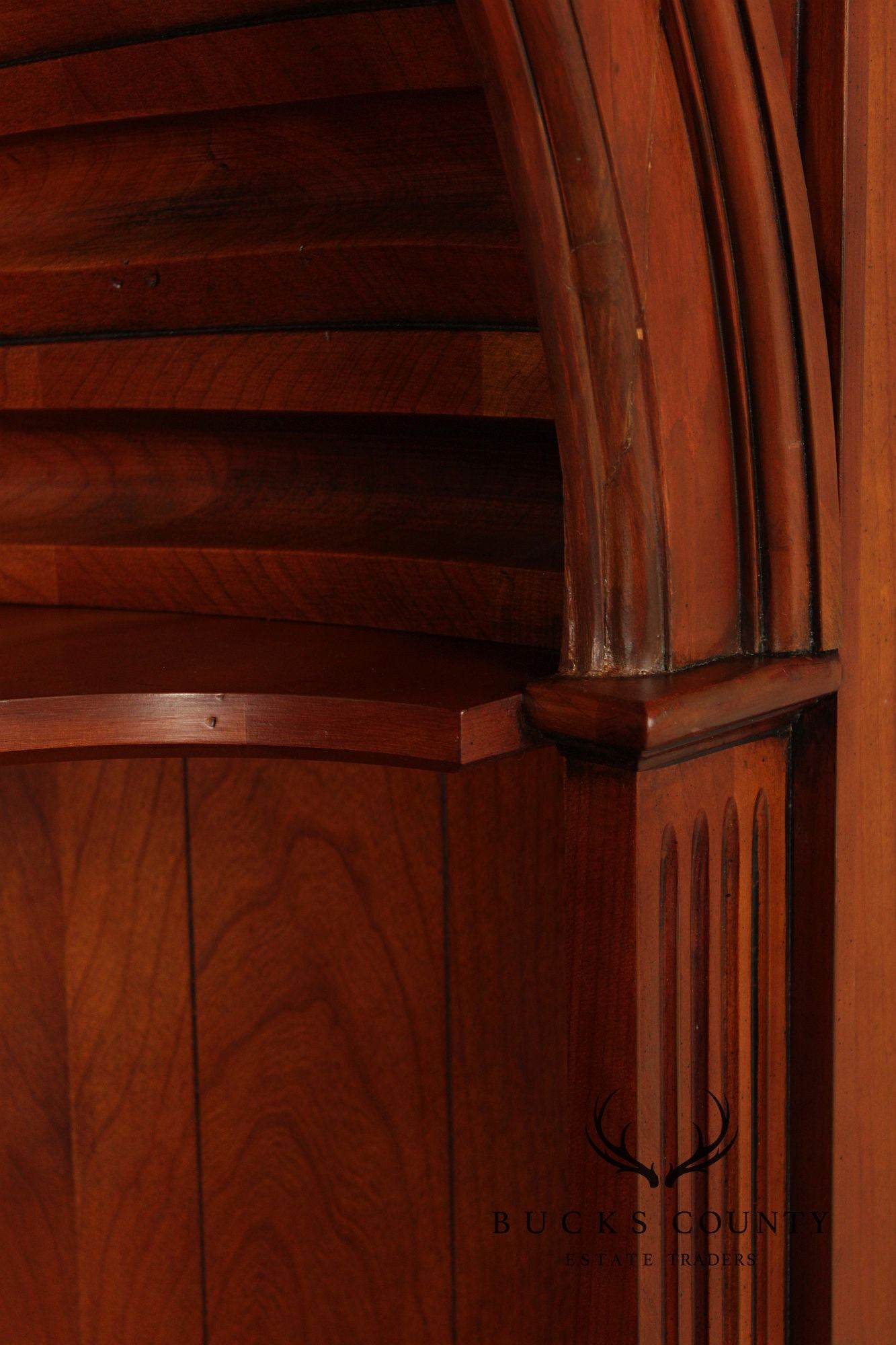 Harden Chippendale Style Cherry Corner Bookcase