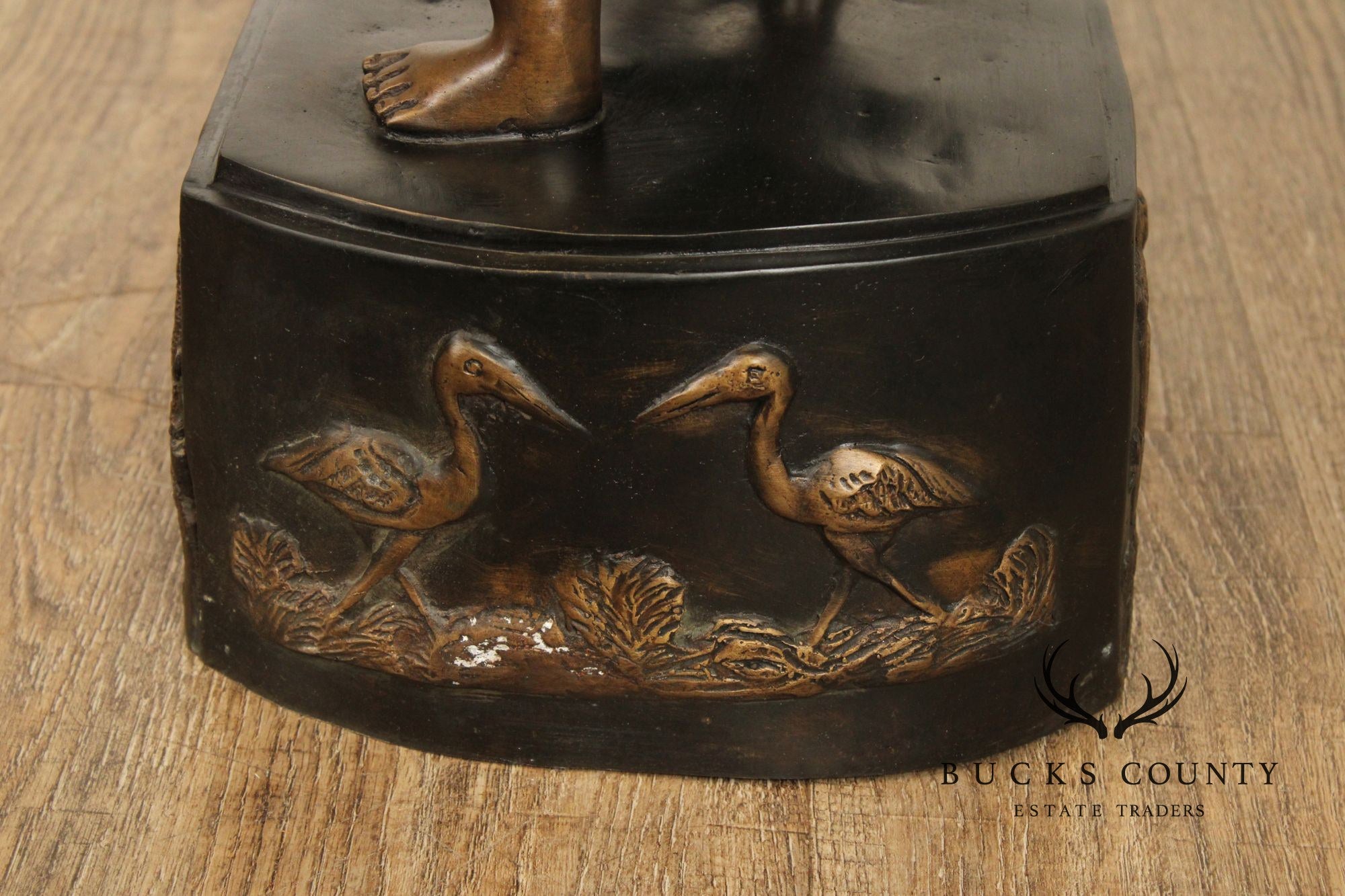 Italian Renaissance Style Bronze Cherub Table Base