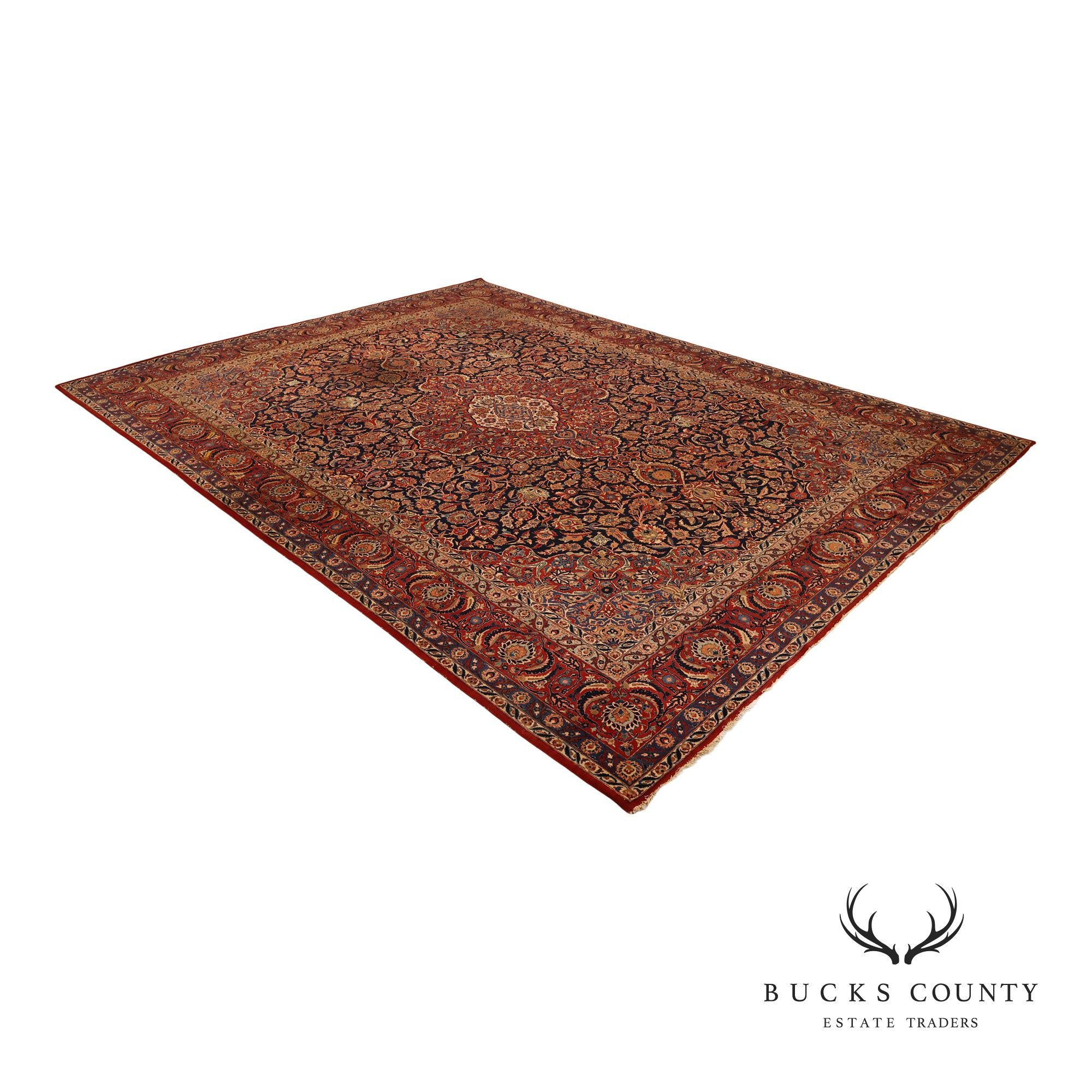 Large Hand Tied Traditional Persian Style Area Rug