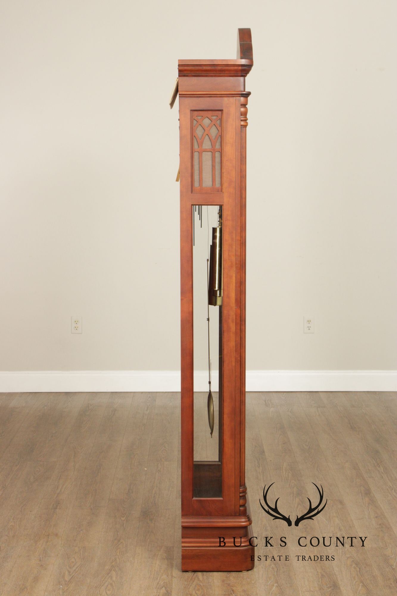 Ridgeway Traditional Cherry Grandfather Clock