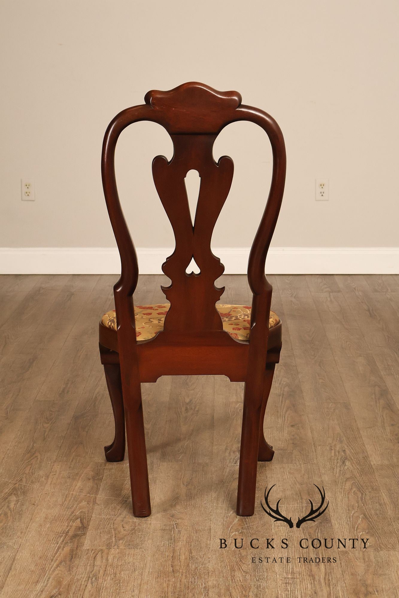 Kittinger Colonial Williamsburg Georgian Style Set Of Six Mahogany Side Dining Chairs CW-146