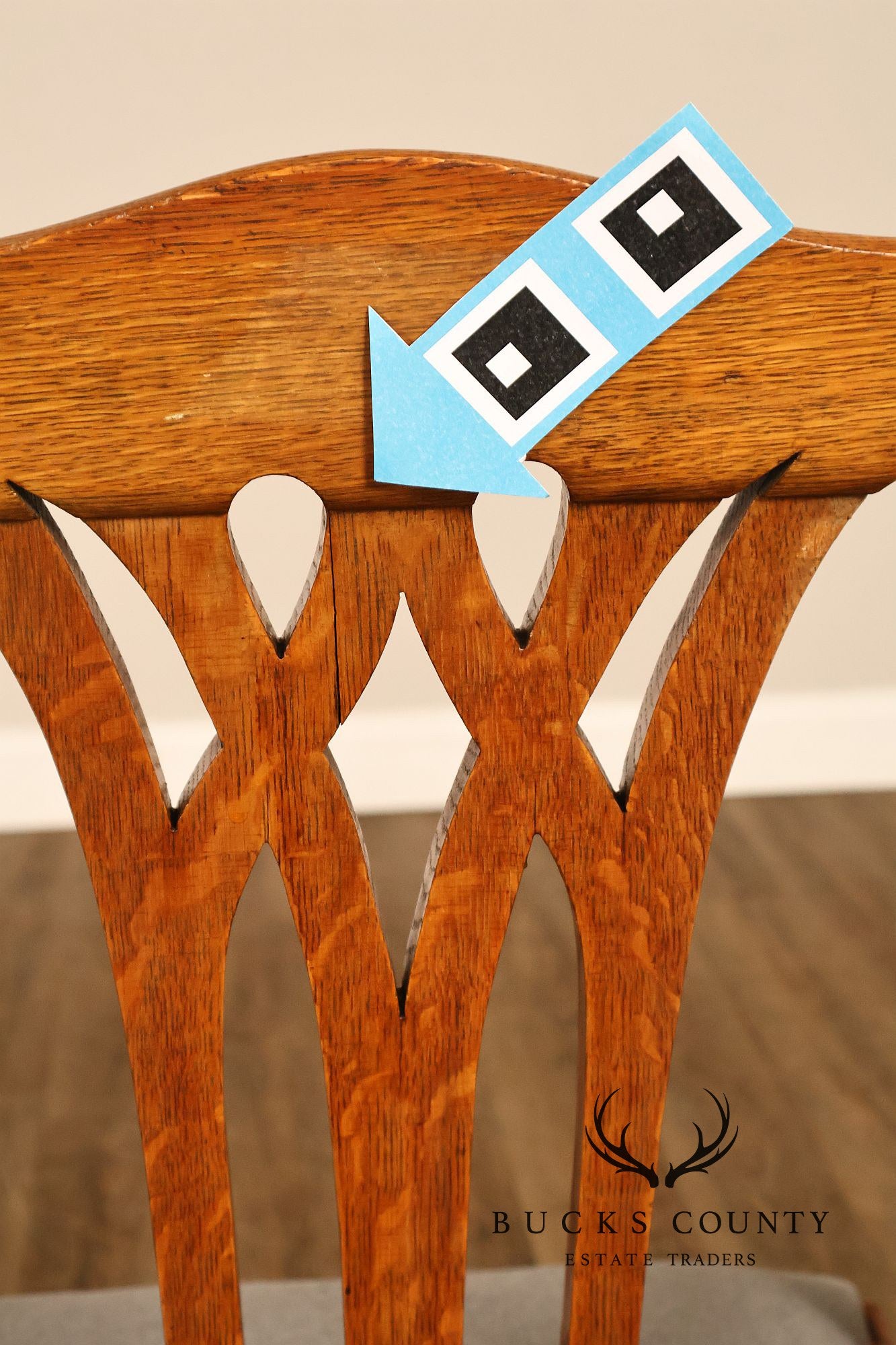 Renaissance Revival Set of Five Carved Oak Dining Chairs