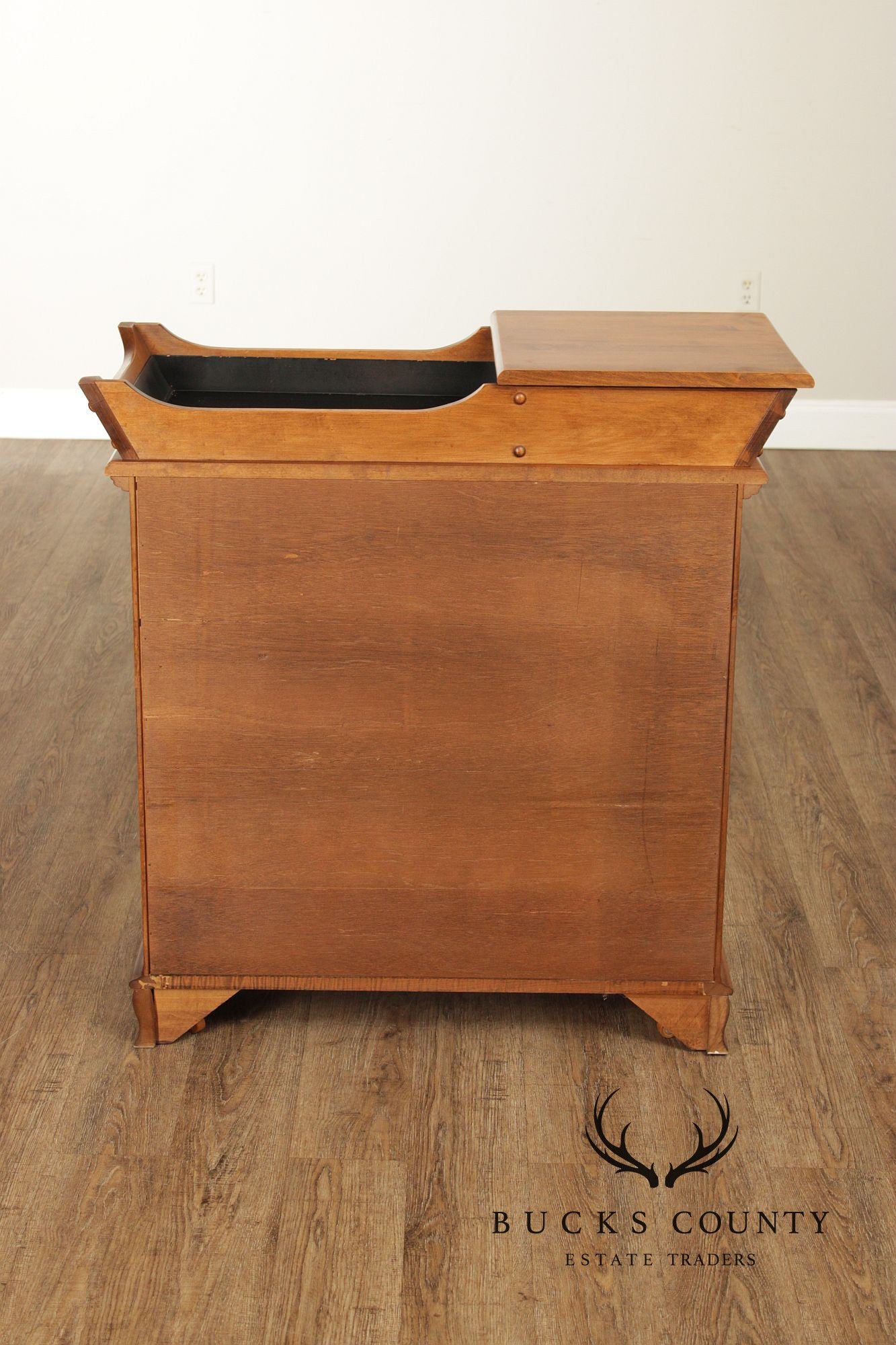 Colonial Revival Vintage Solid Maple Dry Sink