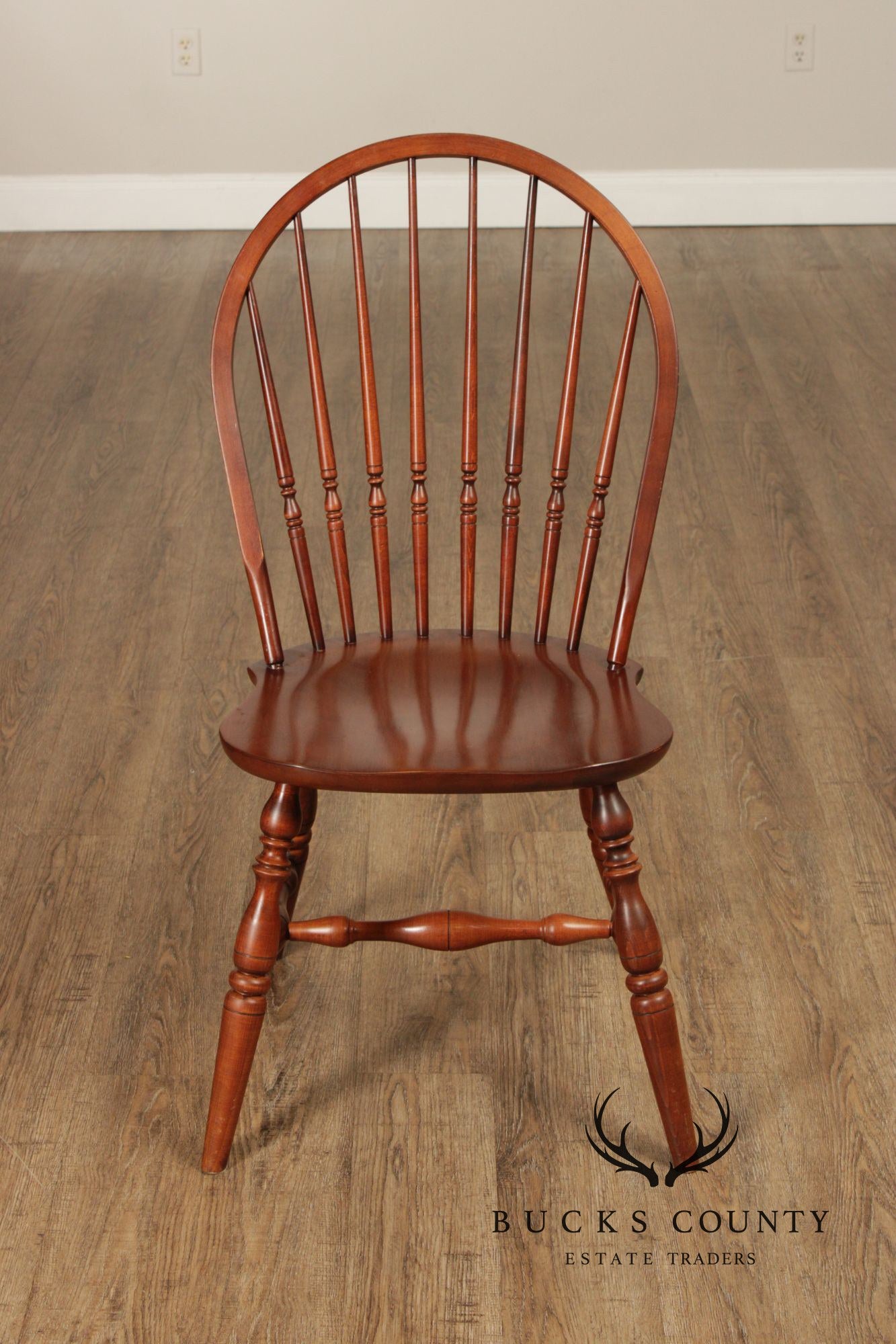 Ethan Allen Set Of 6 'Casual Dining' Collection Maple Windsor Chairs