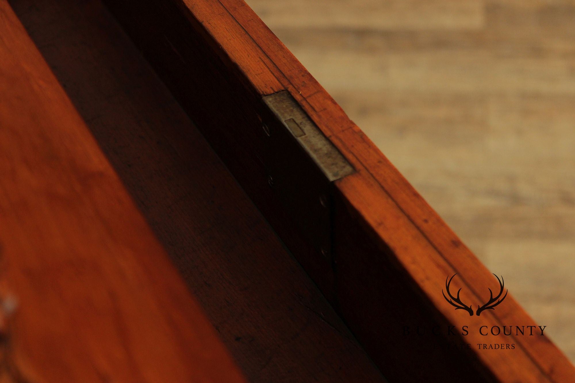 Antique Hepplewhite Style Cherry Slant Front Desk