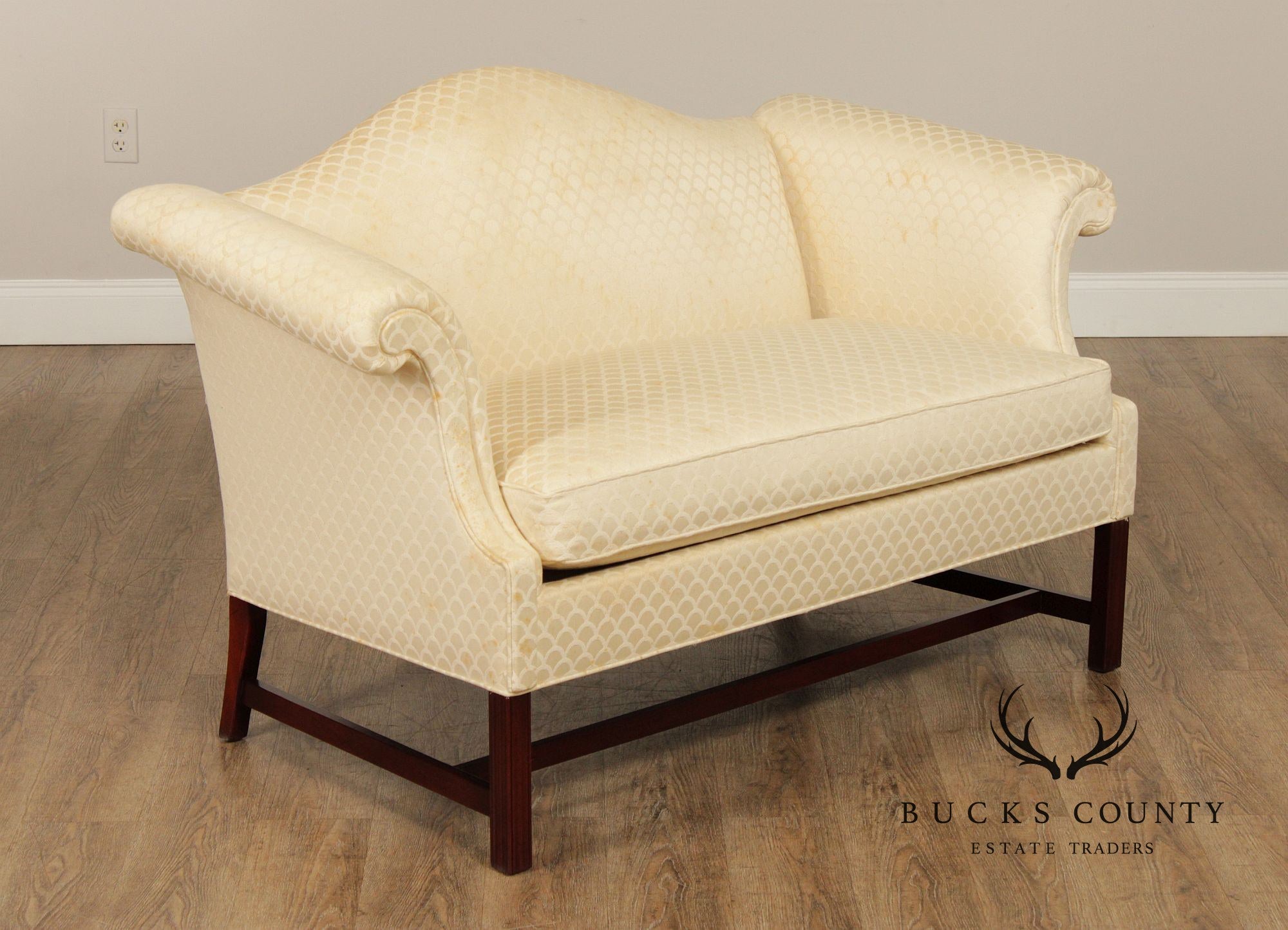 Hickory Chair Chippendale Style Pair Of Upholstered Loveseats Frames