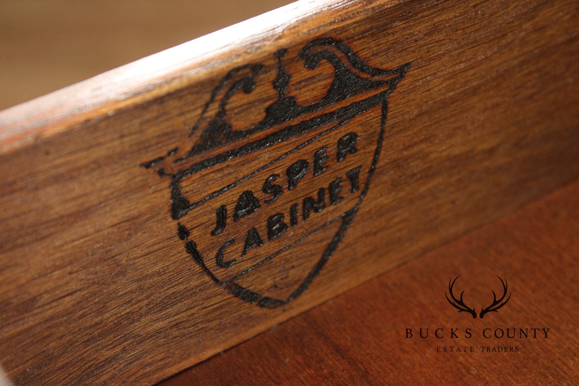 Jasper Cabinet Mahogany Pedestal Executive Desk