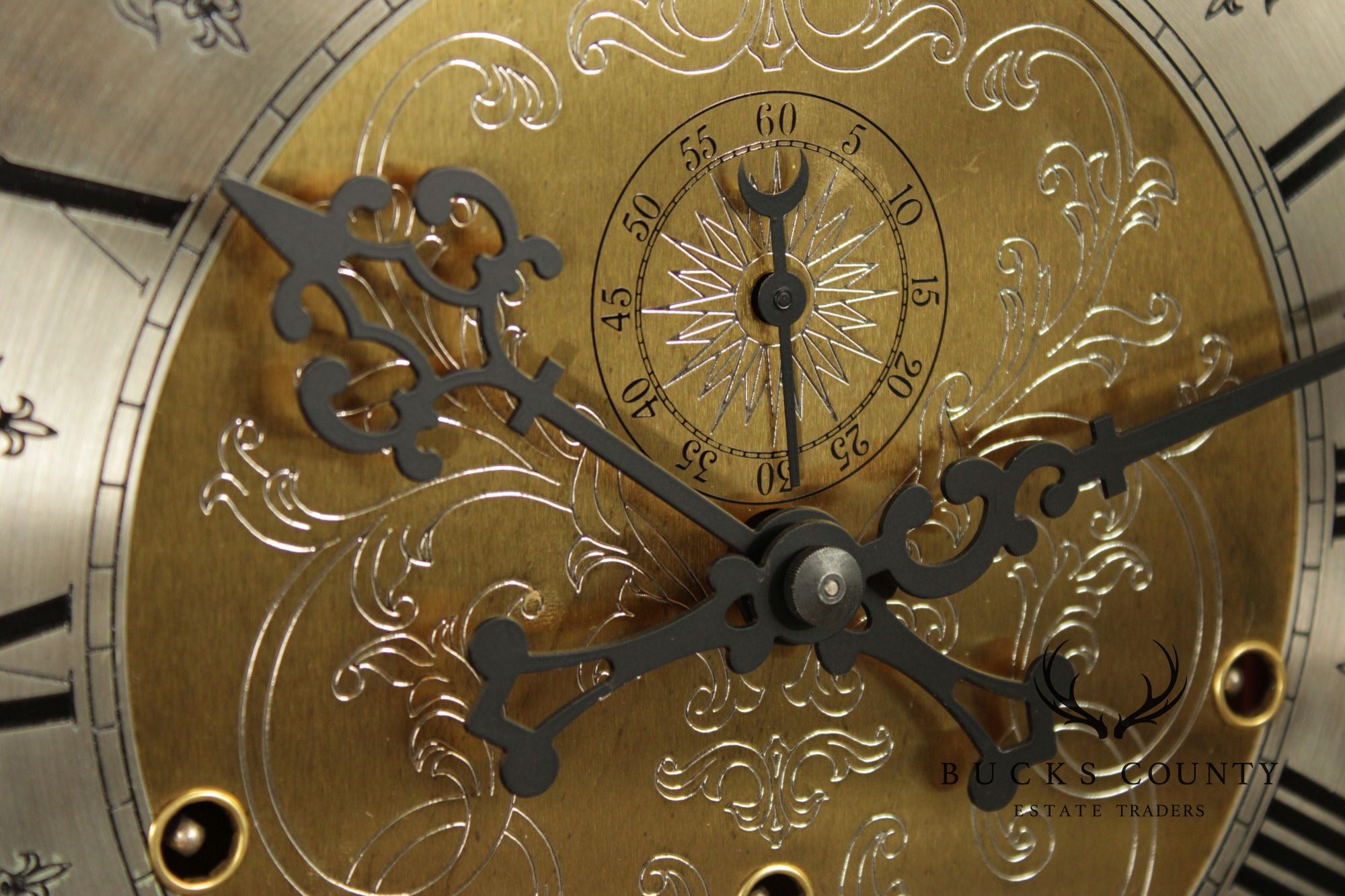 Sligh Mahogany Millennium Limited Edition Grandfather Clock With Corinthian Columns