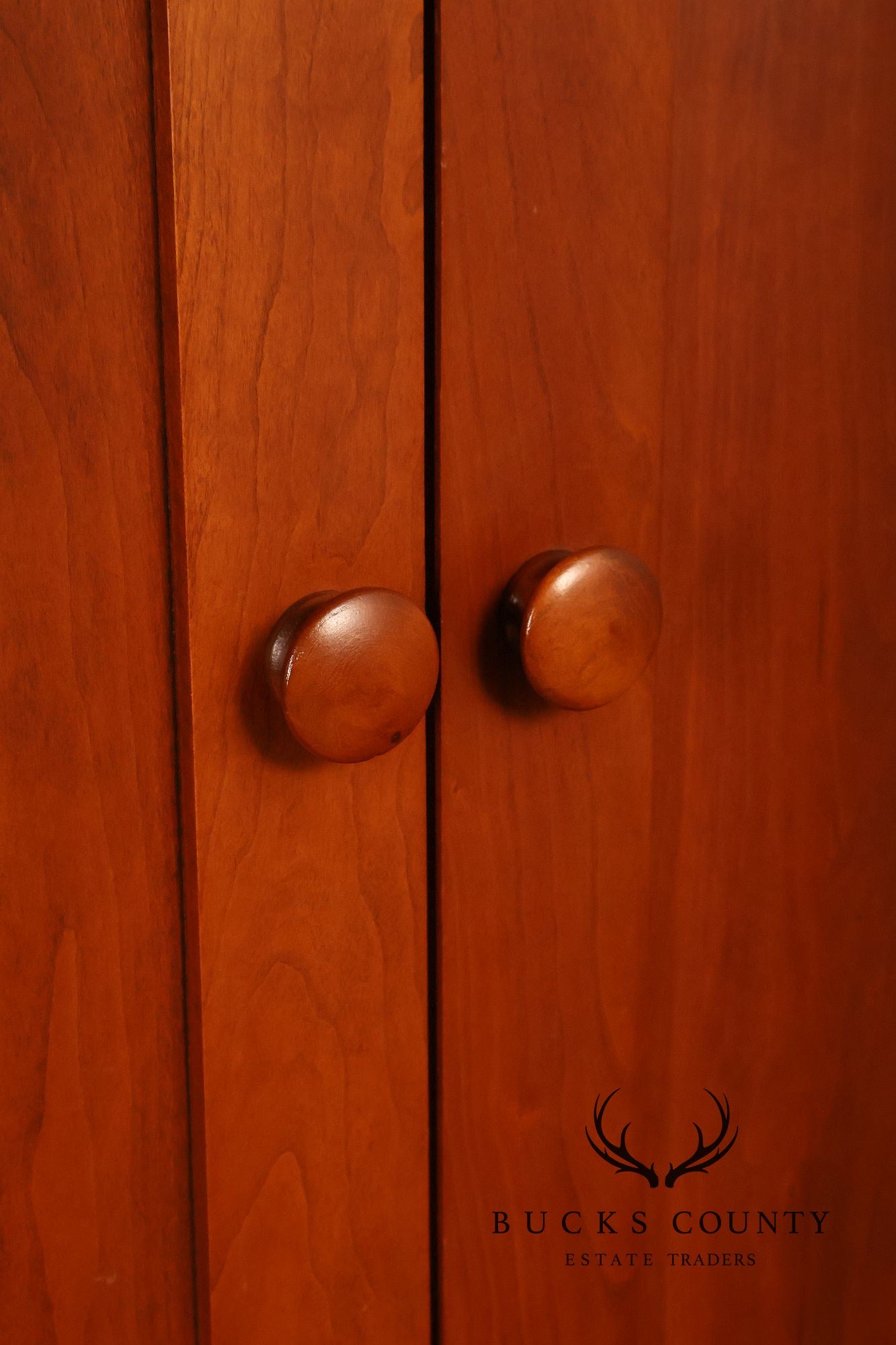 Hunt Country Furniture Cherry Two Door Armoire