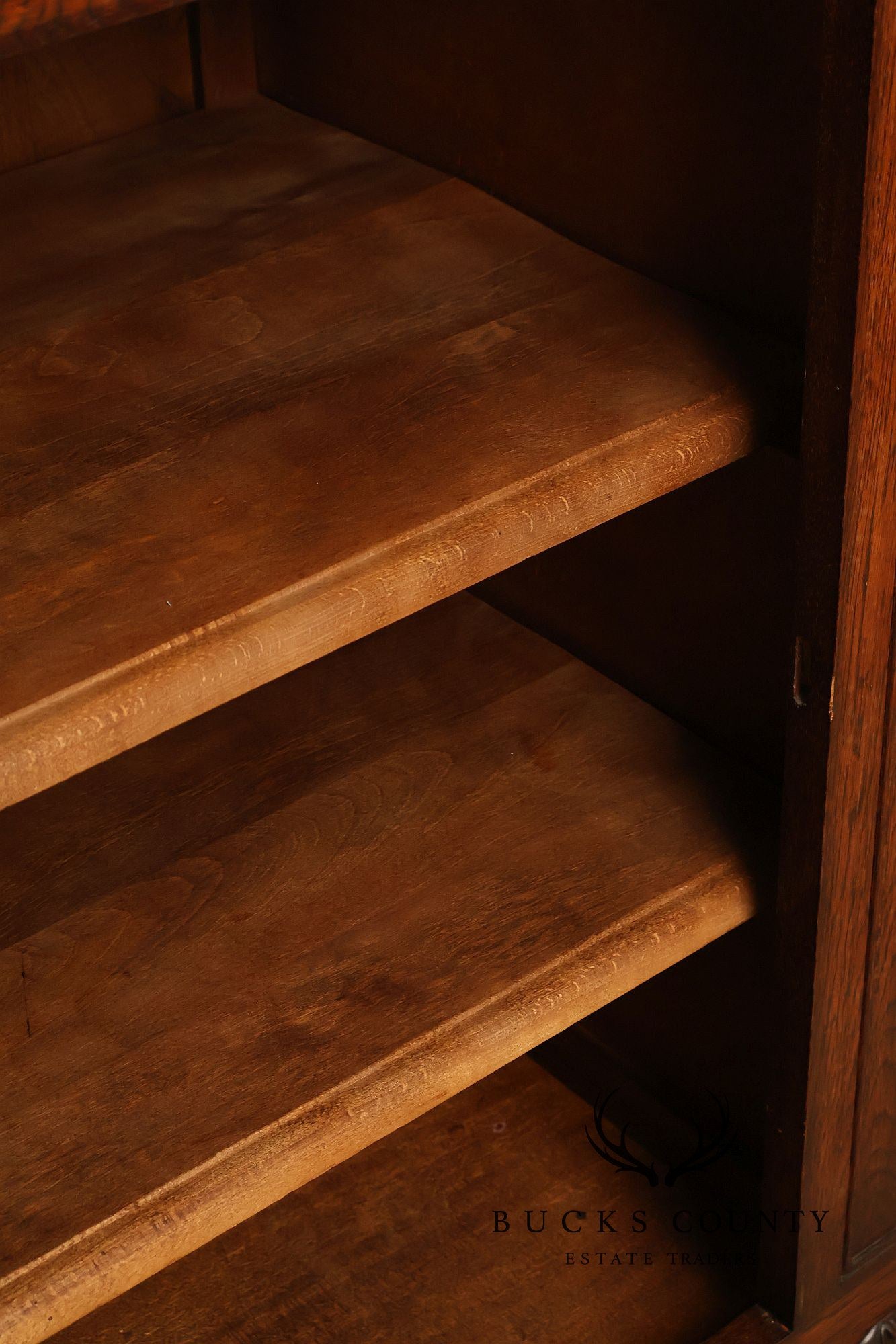 Antique Country French Louis XV Style Oak Buffet Sideboard