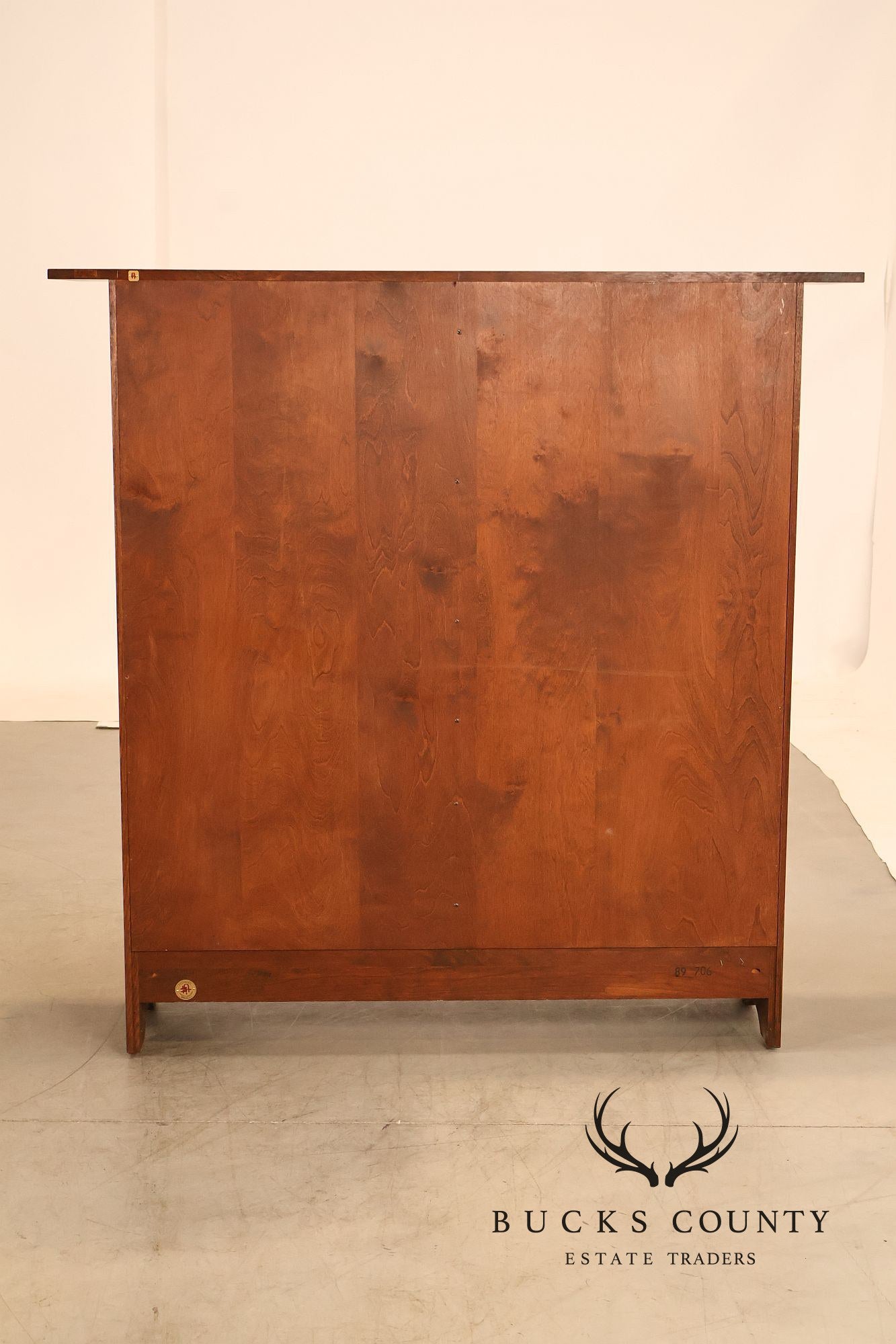 Stickley Harvey Ellis Mission Inlaid Oak Bookcase