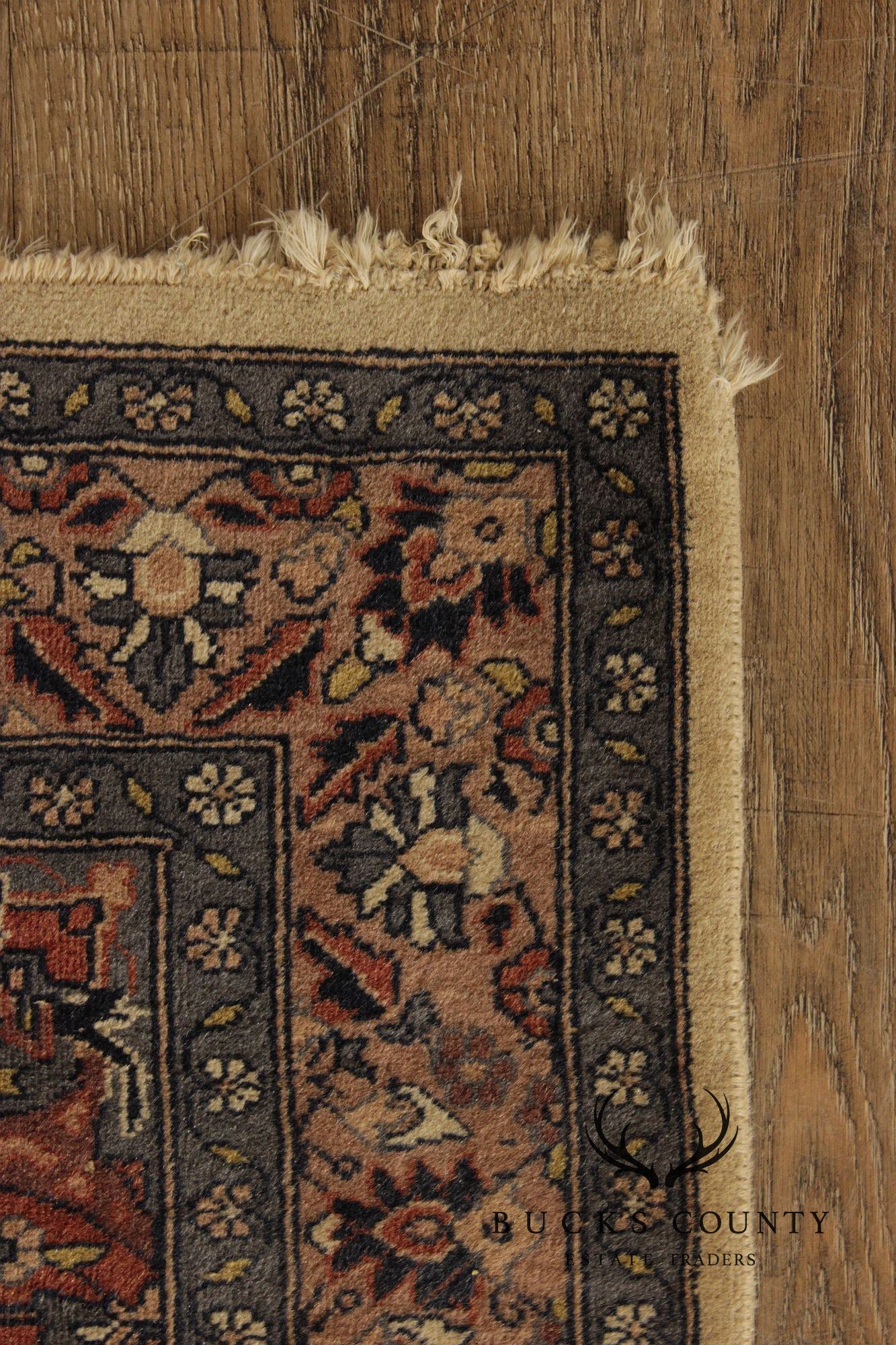 Persian Style Hand-Knotted Wool Area Rug – 2’ x 5’