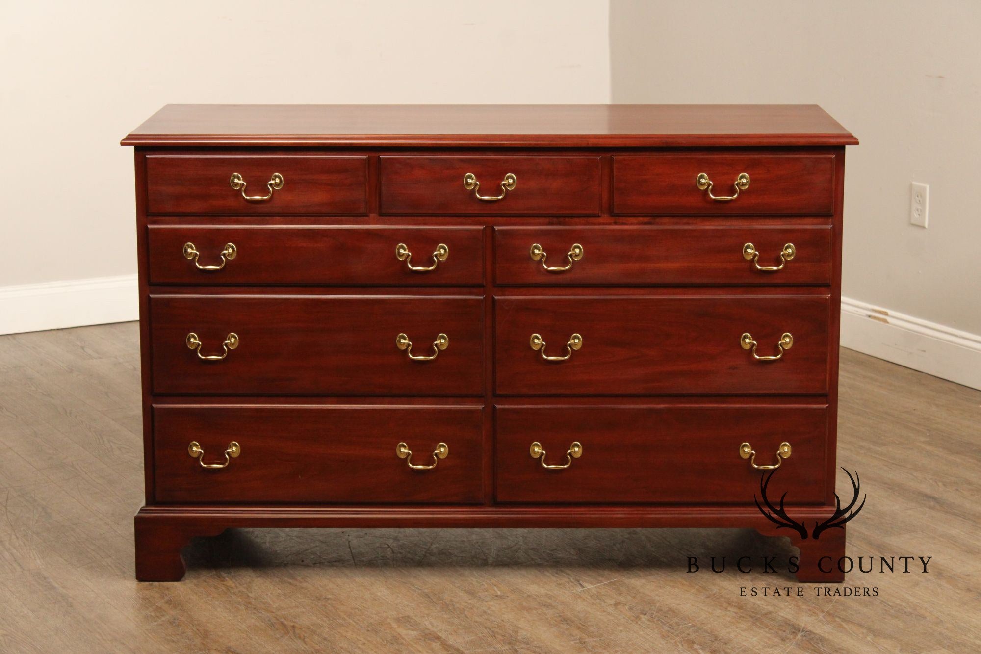 Henkel Harris Chippendale Style Cherry Dresser