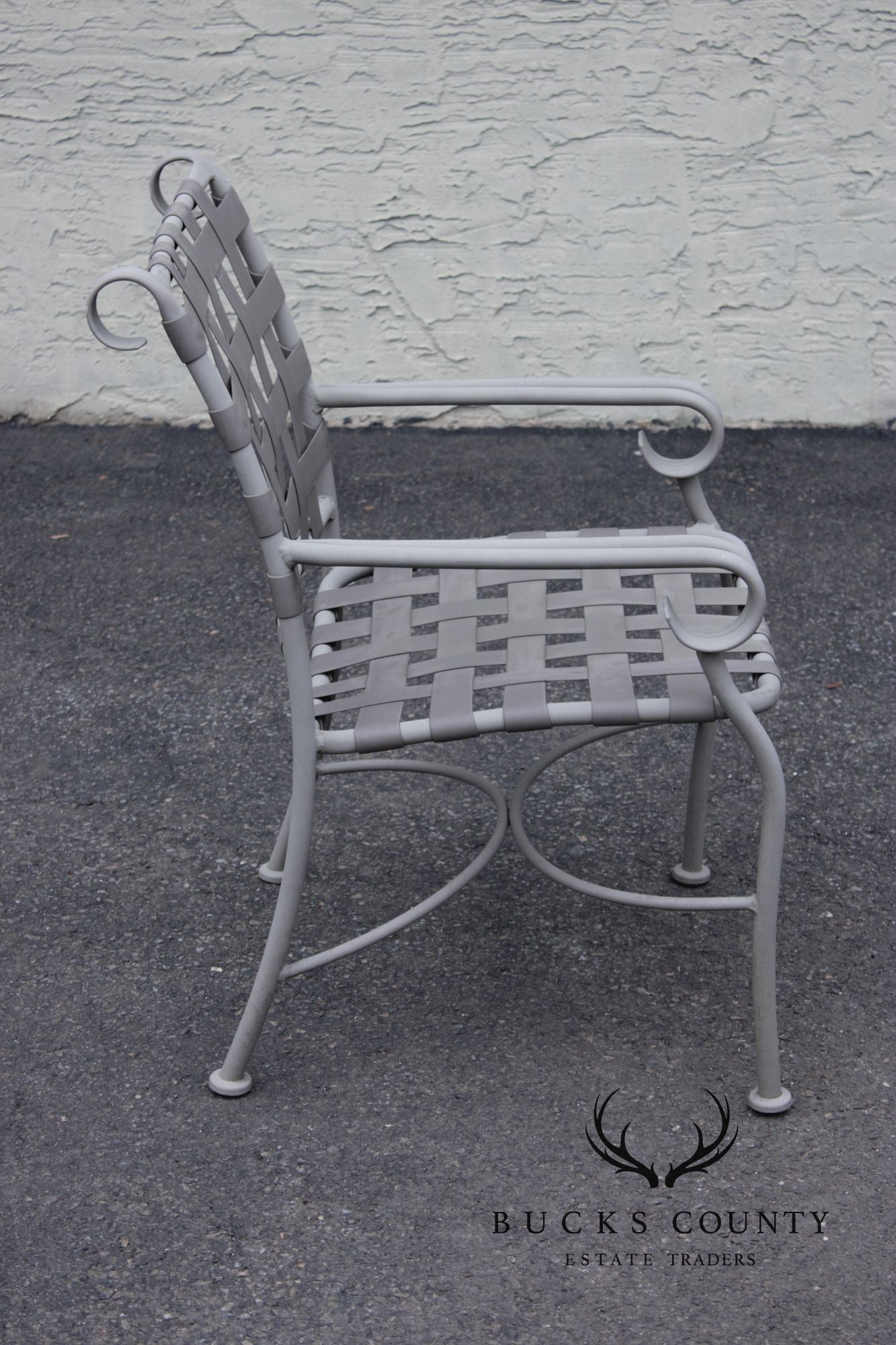 Woodard Ramsgate Oval Patio Dining Table And Six Chairs Set