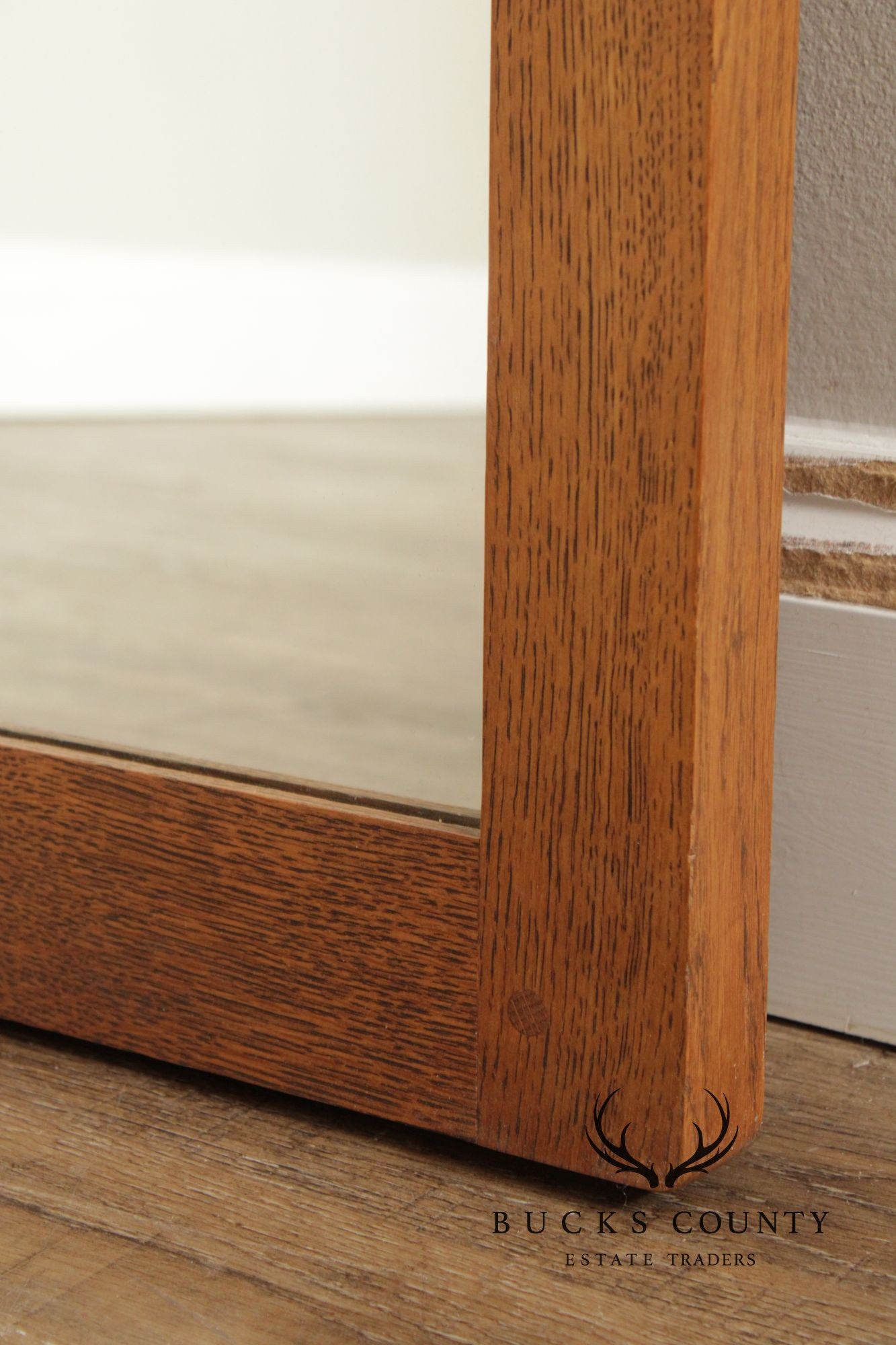 Stickley Mission Collection Oak Frame Dresser or Wall Mirror