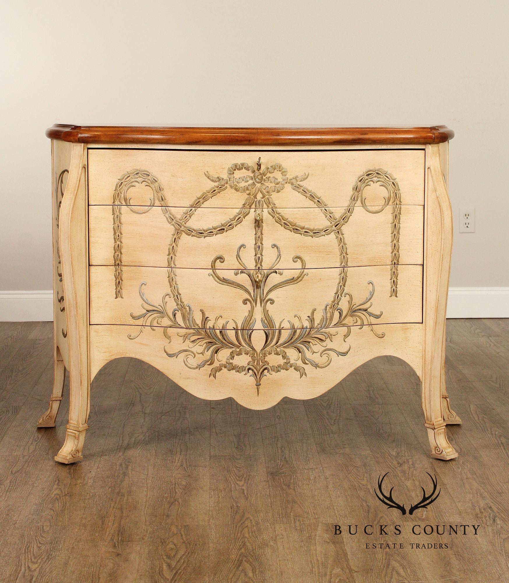 Ferguson Copeland 'Isabella' Paint Decorated Commode
