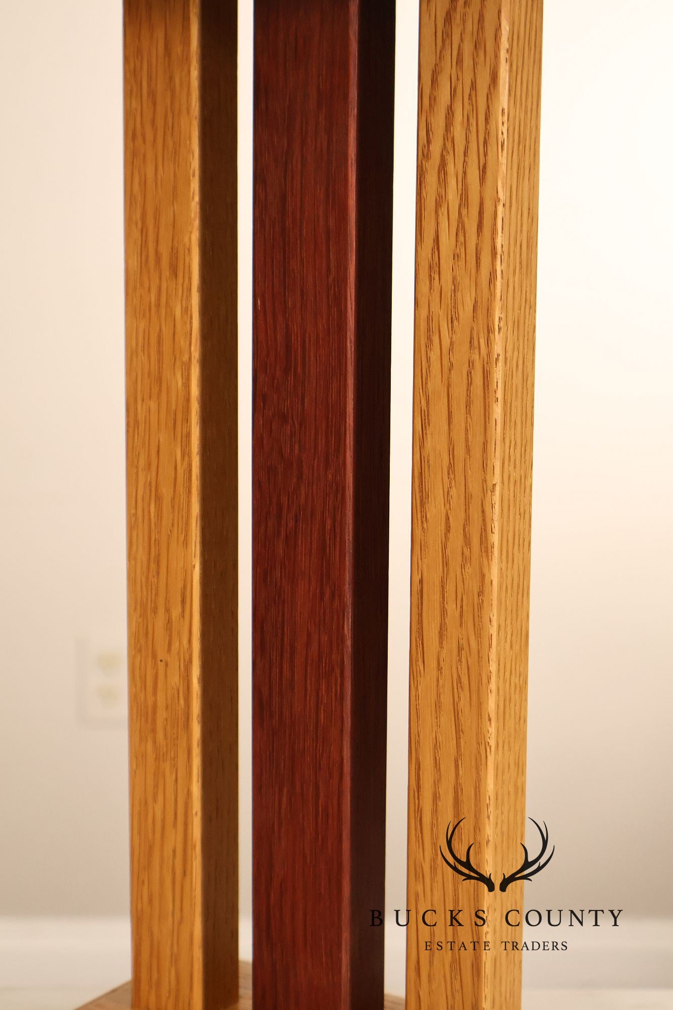 VNC Designs Mission Style Oak Table Lamp