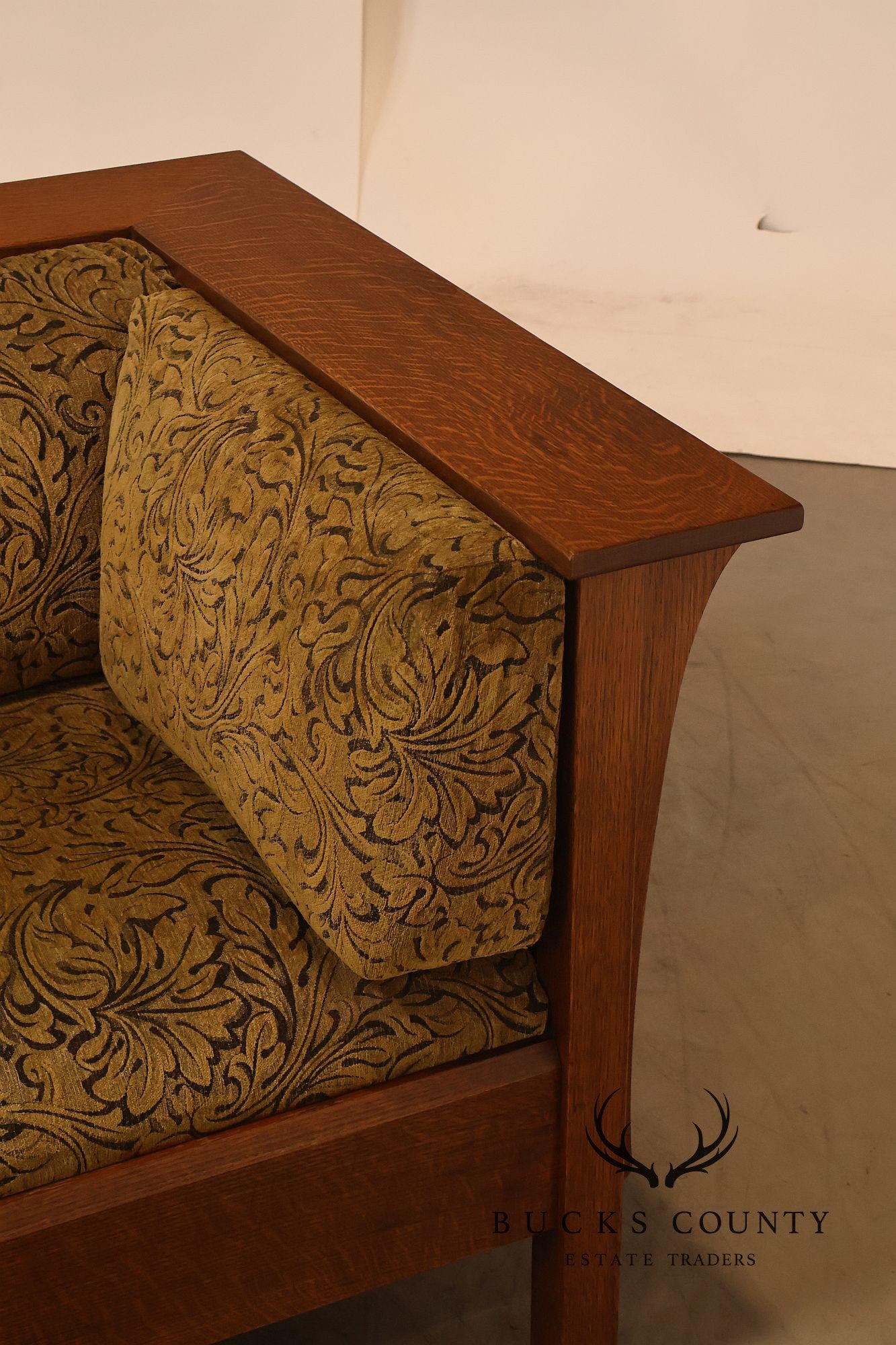 Stickley Mission Collection Oak Prairie Settle