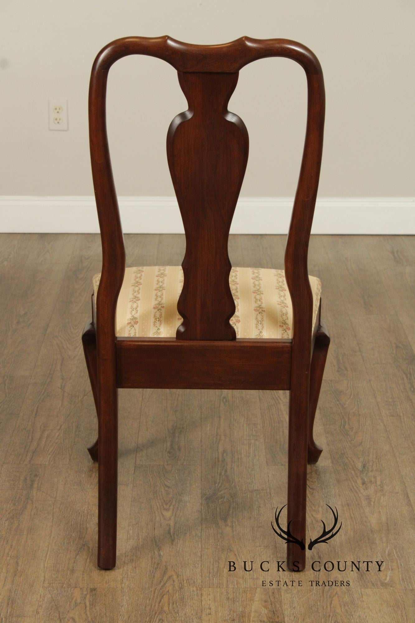 Ethan Allen 'Georgian Court' Set of Six Cherry Dining Chairs