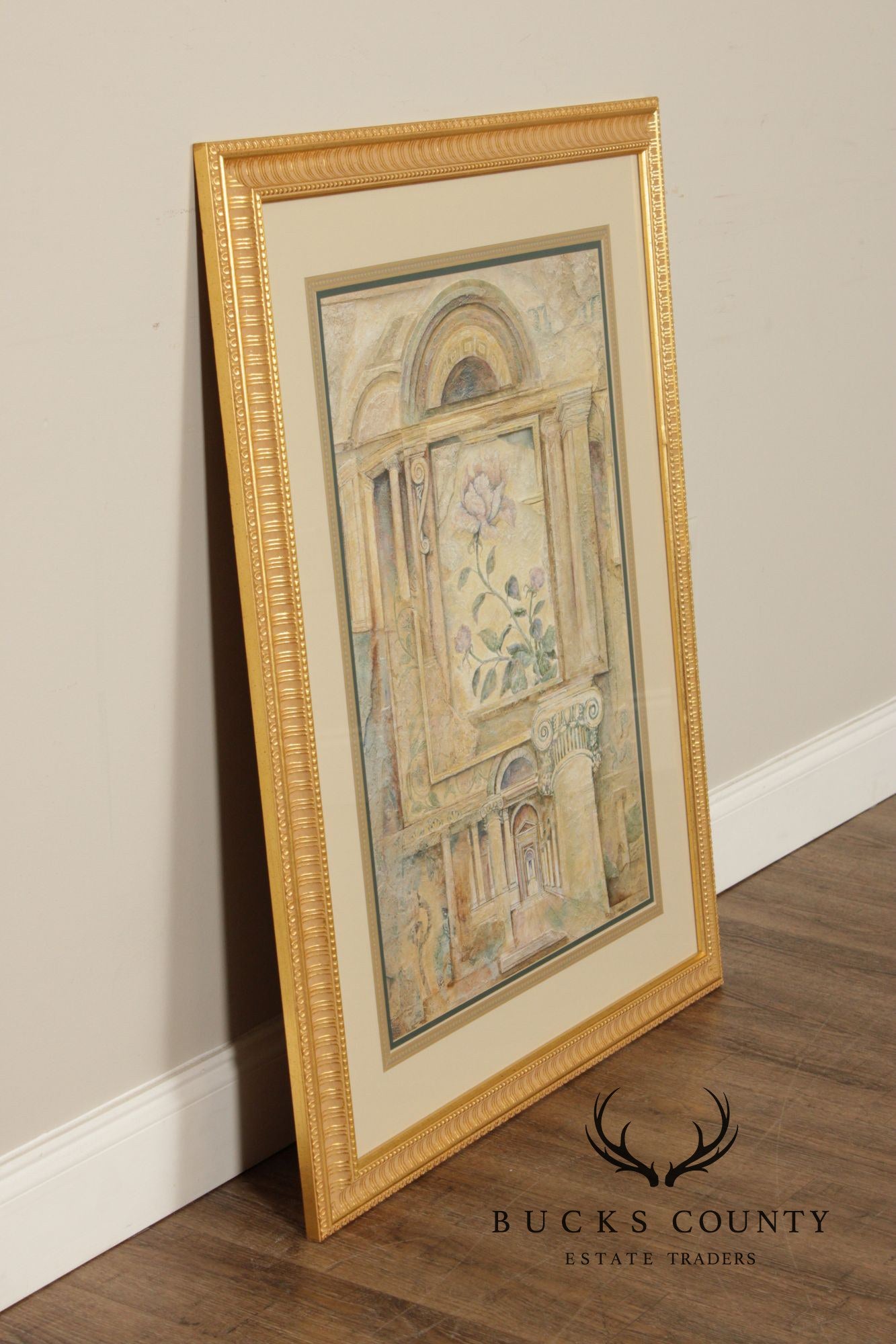 Arnold Iger Surrealist Style Framed Print, 'Imperial Peony'