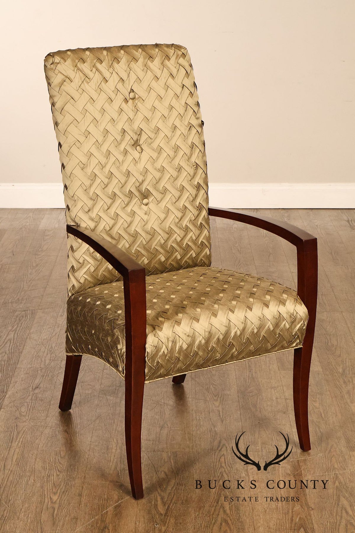 Hickory White Modern Set of Six Upholstered Dining Chairs