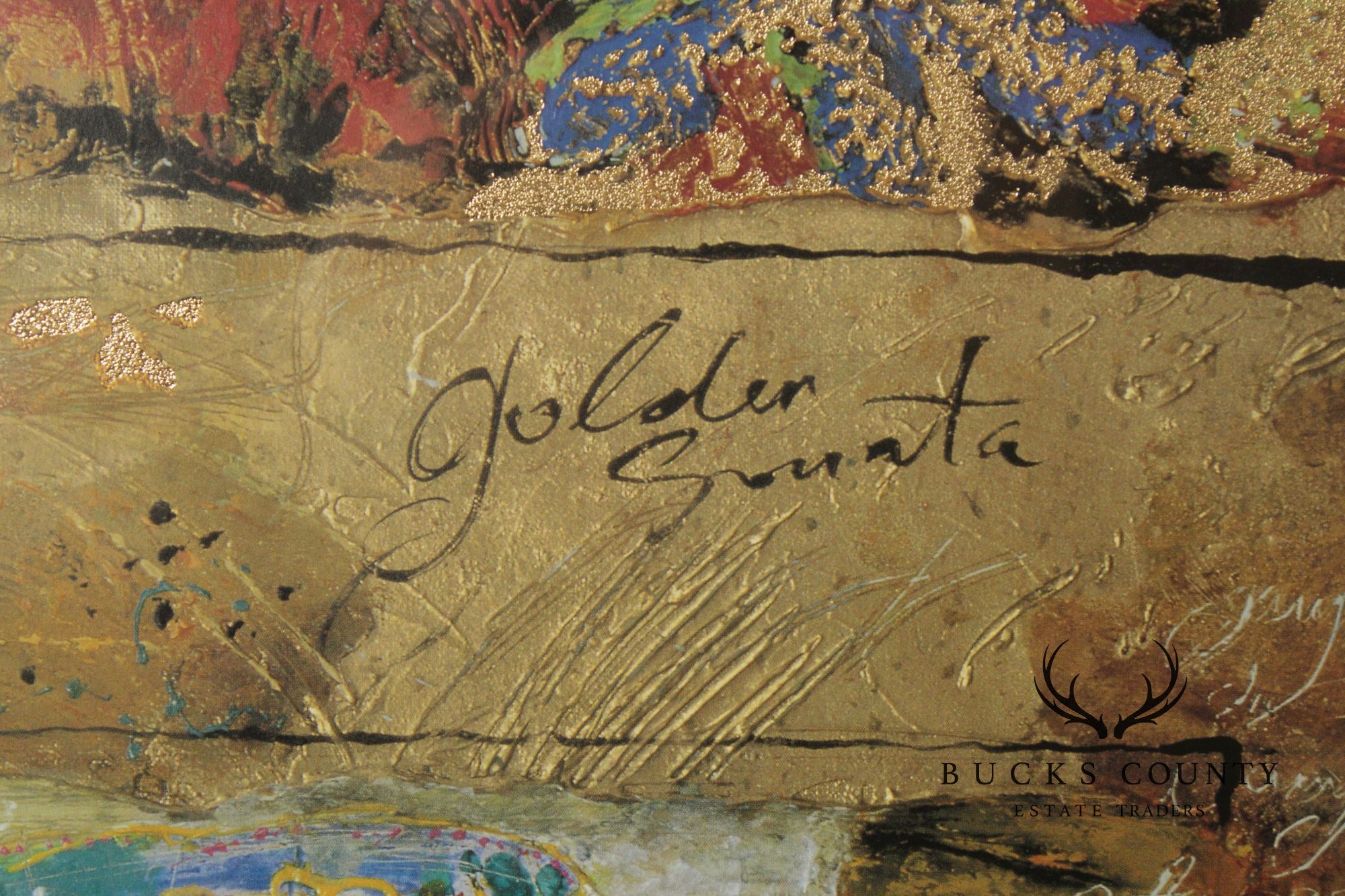 Alexander Wissotzky Framed Print, 'Golden Sonata'