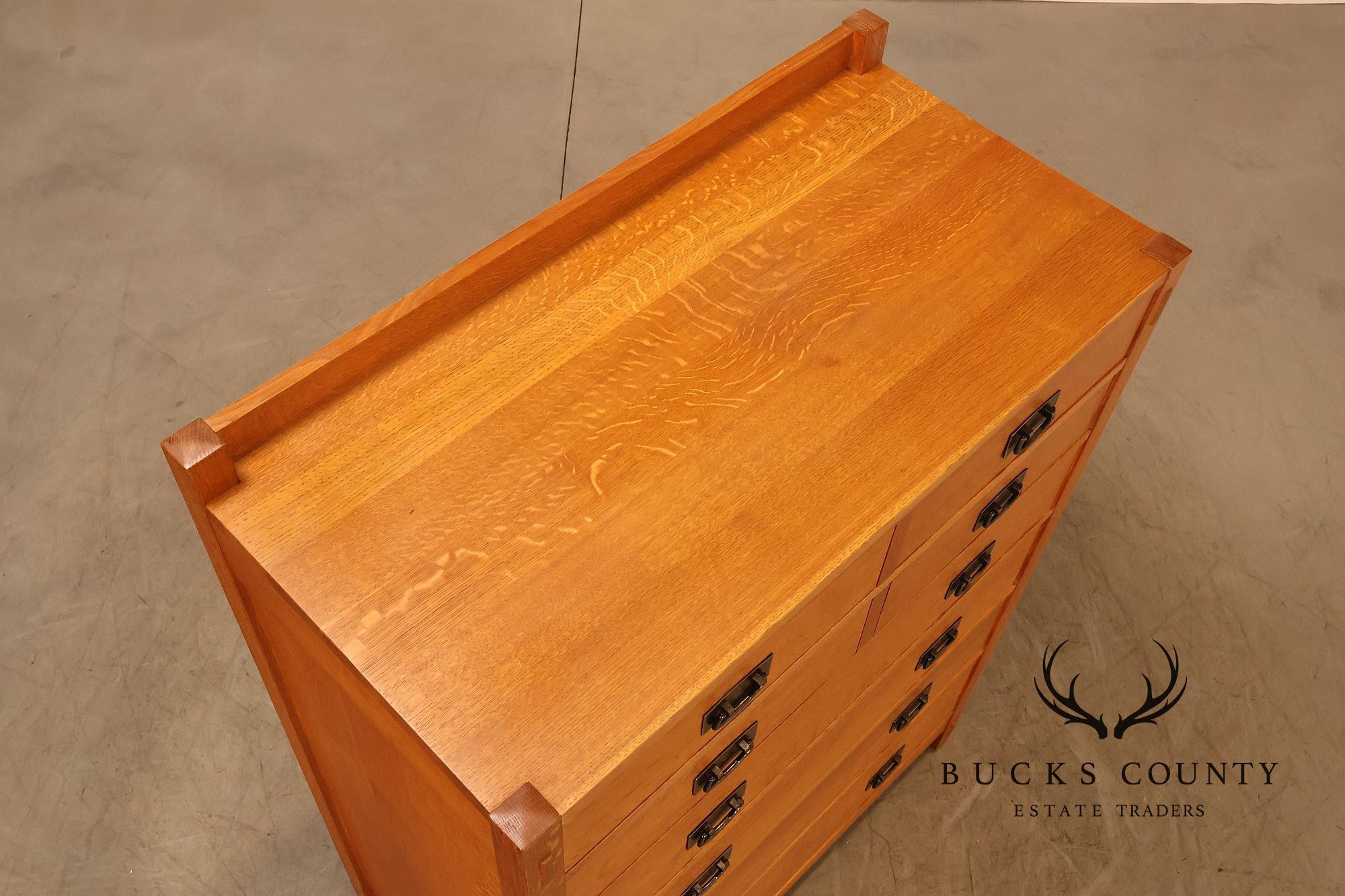 Stickley Mission Collection Oak Tall Chest