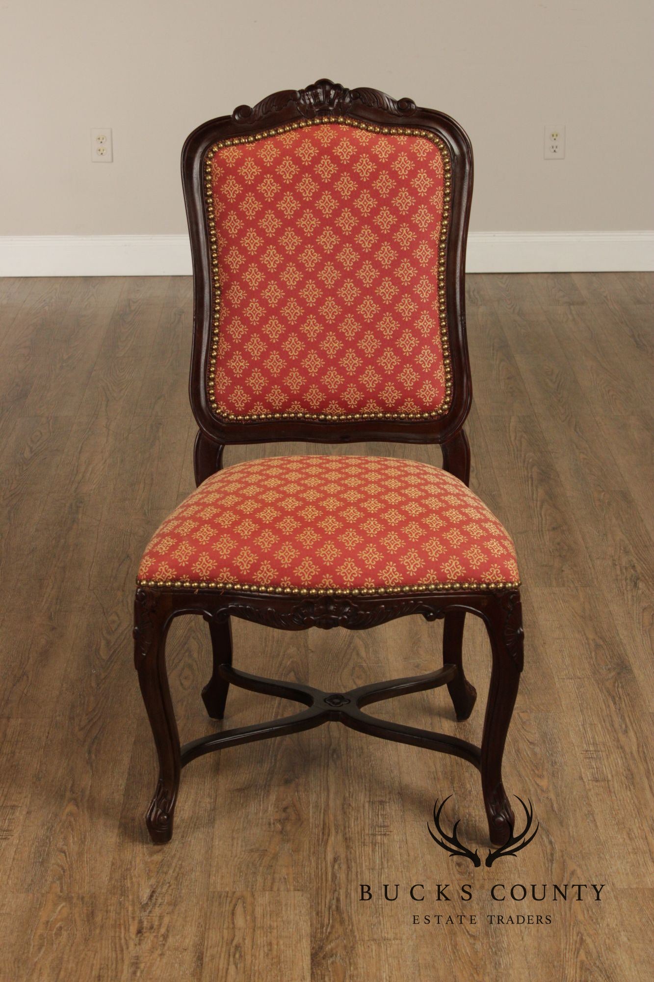 Andre Originals French Louis XV Style Set Of Eight Dining Chairs