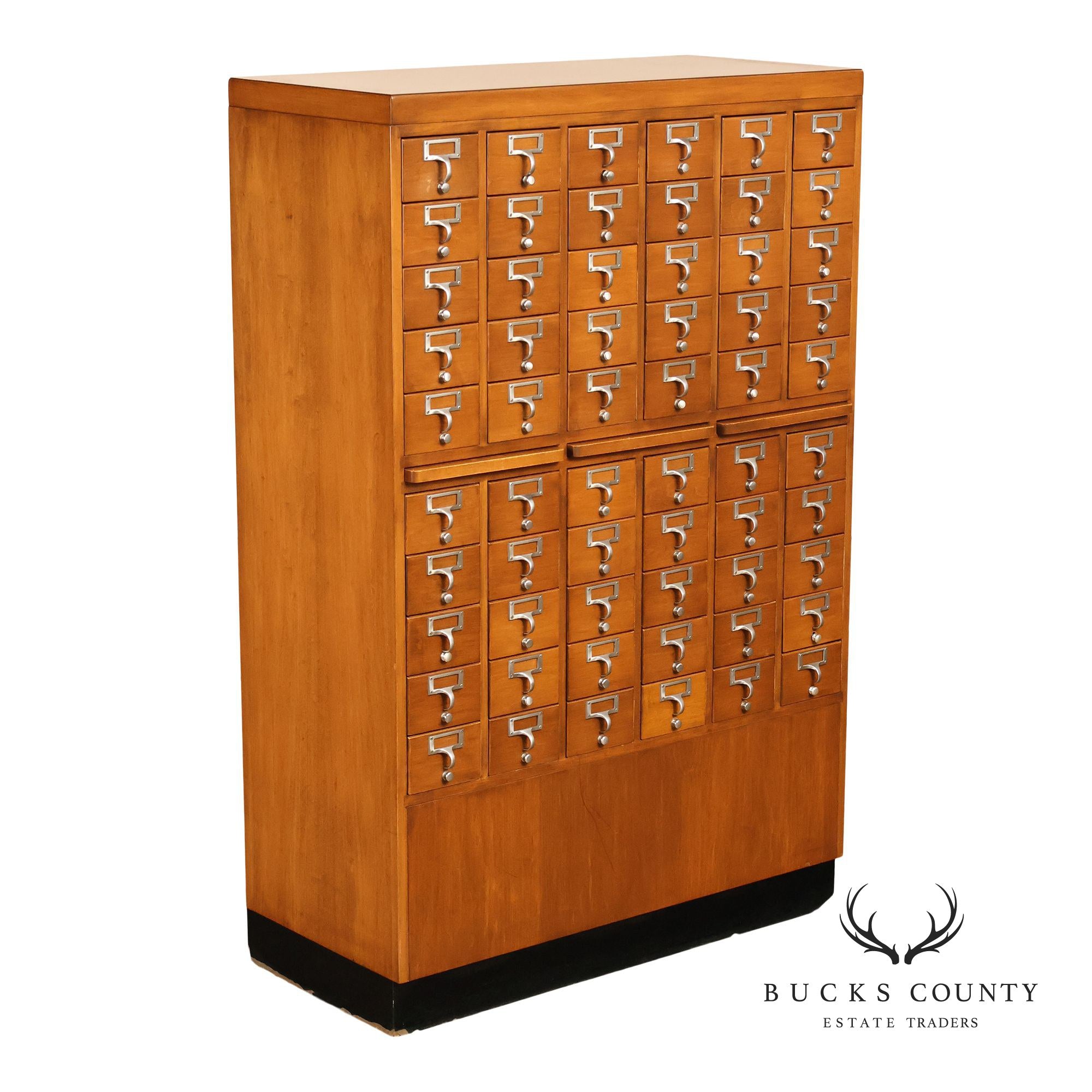 Mid Century 60-Drawer Library Card Catalog