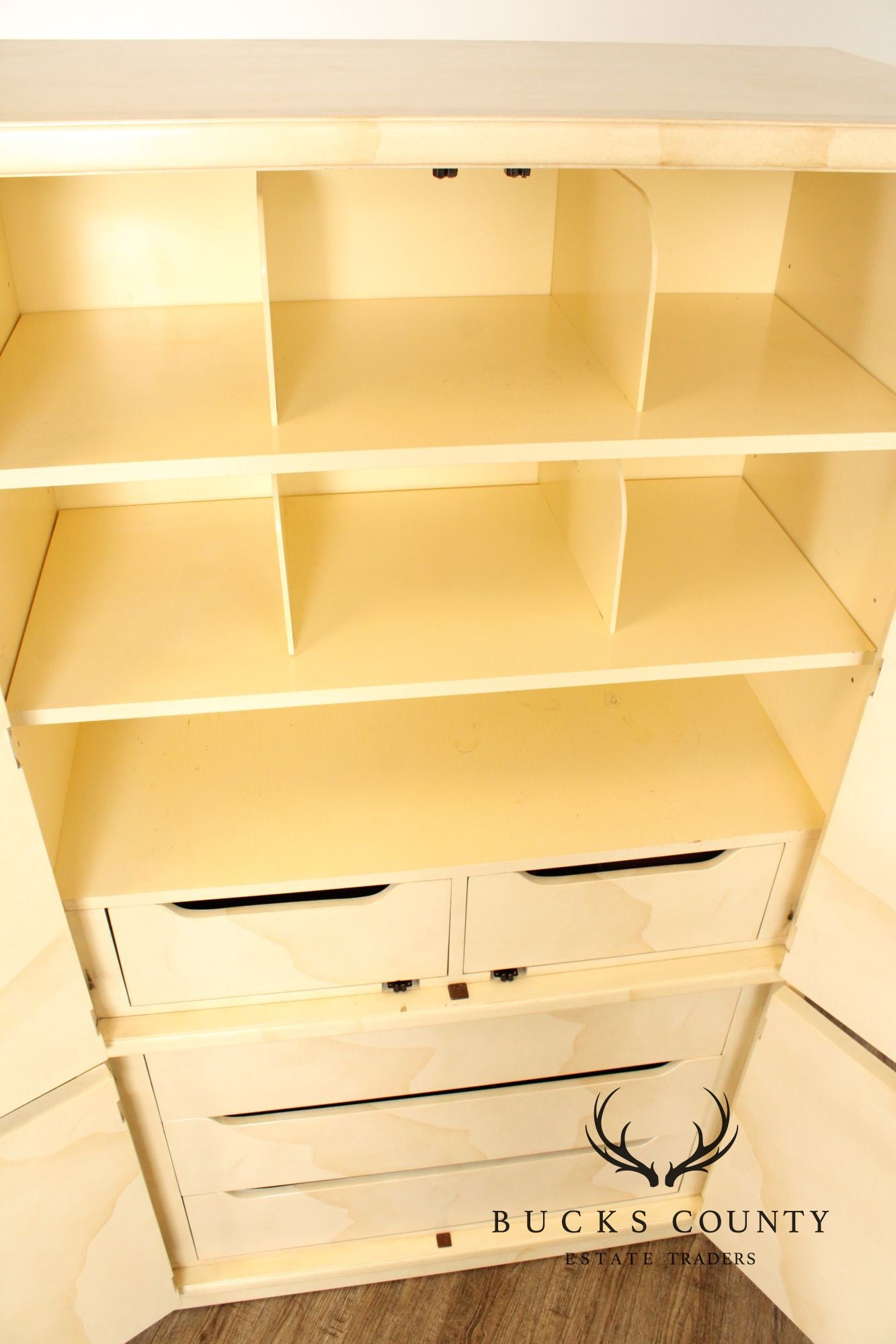 Henredon 'Villa Borghese' Carved and Lacquered Armoire