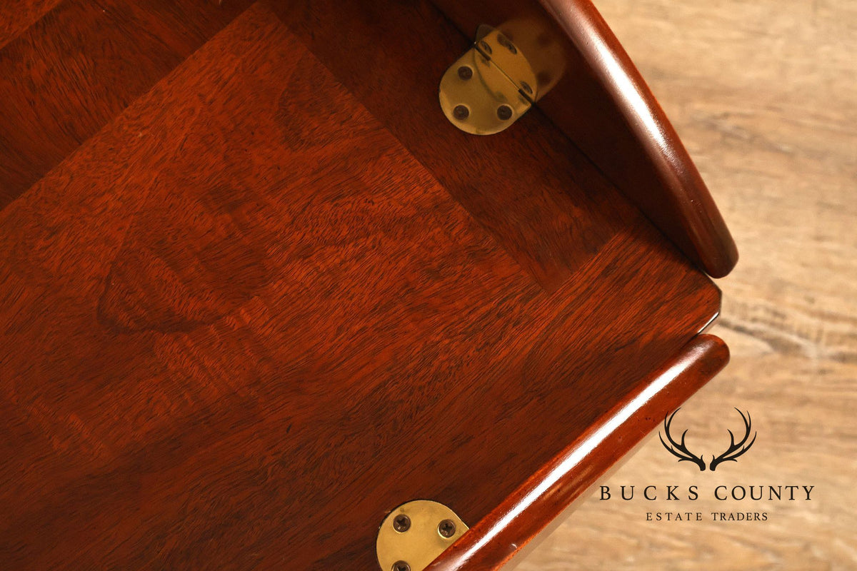 Chippendale Style Mahogany Butler's Tray Coffee Table