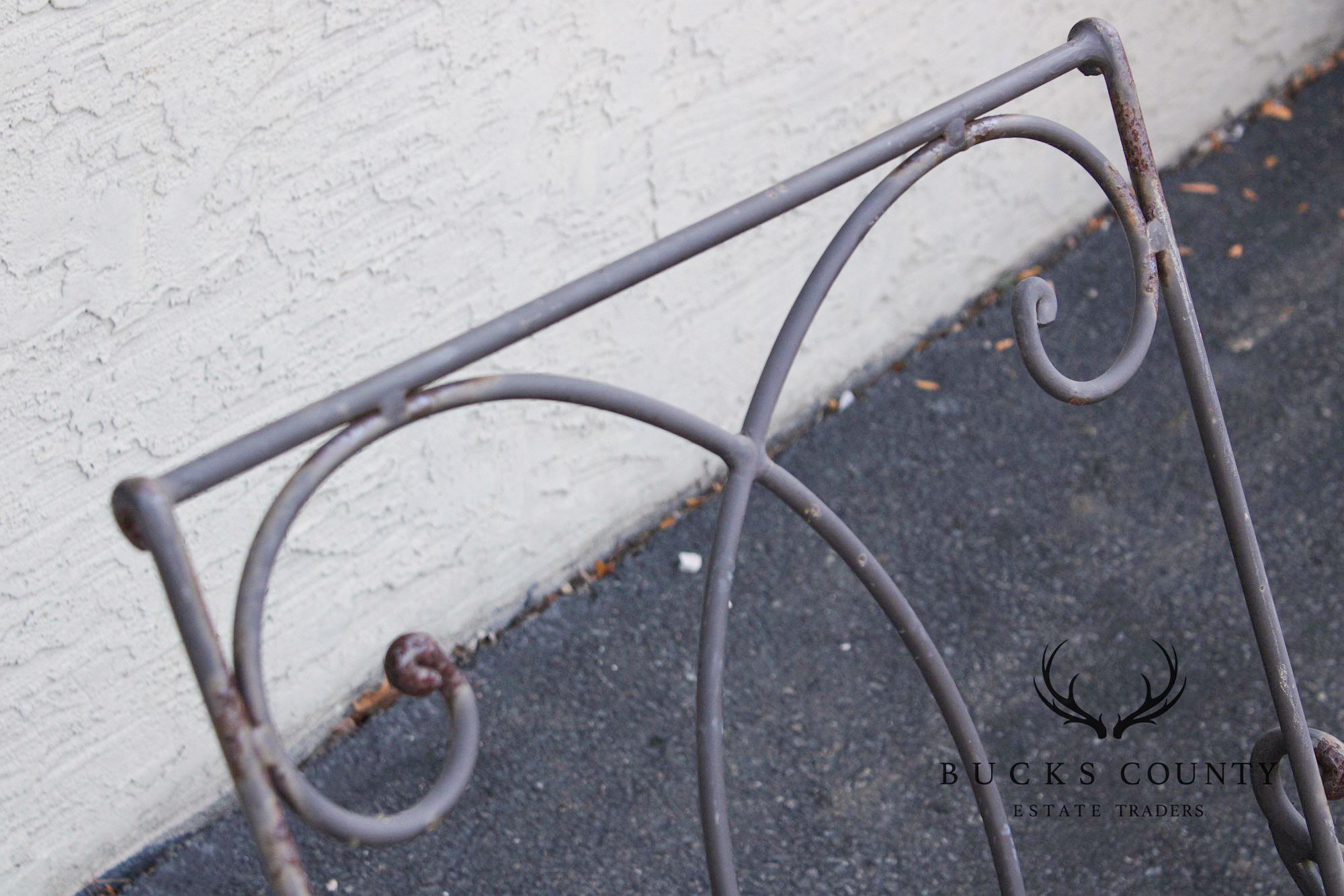 Vintage Wrought Iron Patio Rocking Chair