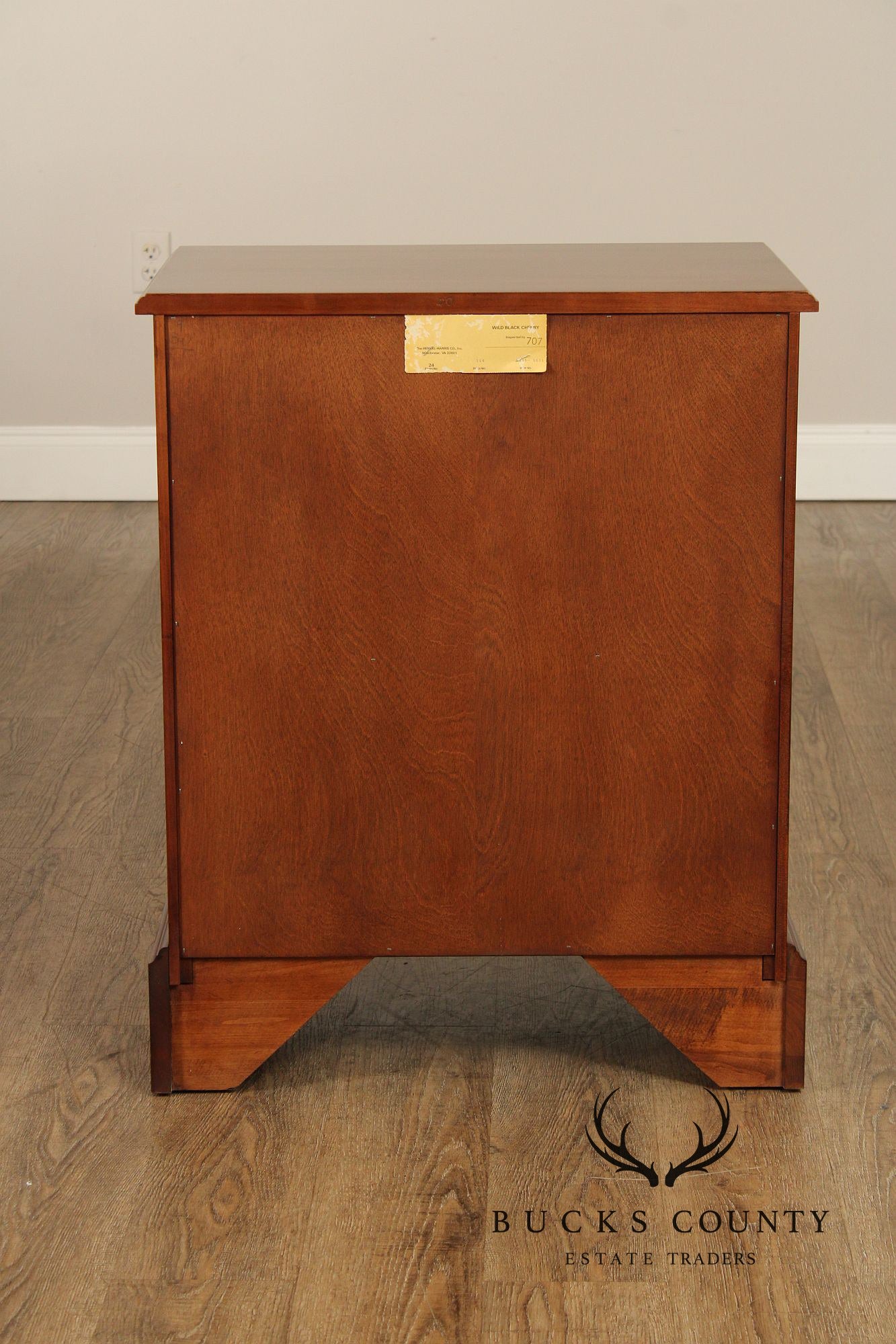 Henkel Harris Chippendale Style Cherry Nightstand