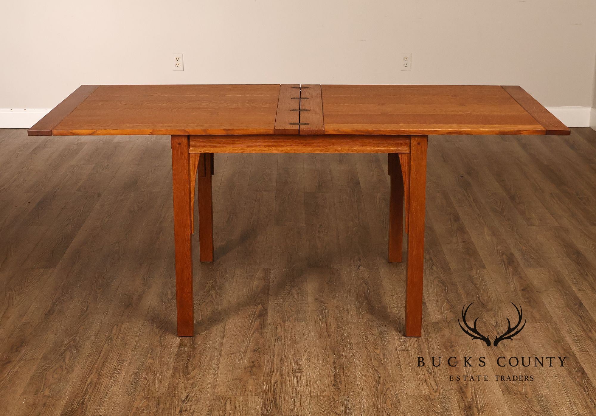 Stickley Mission Collection Oak Flip Top Dining Table