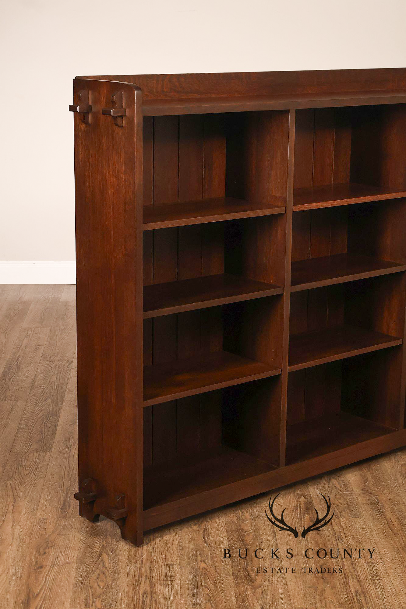 Stickley Mission Collection Oak Open Bookcase
