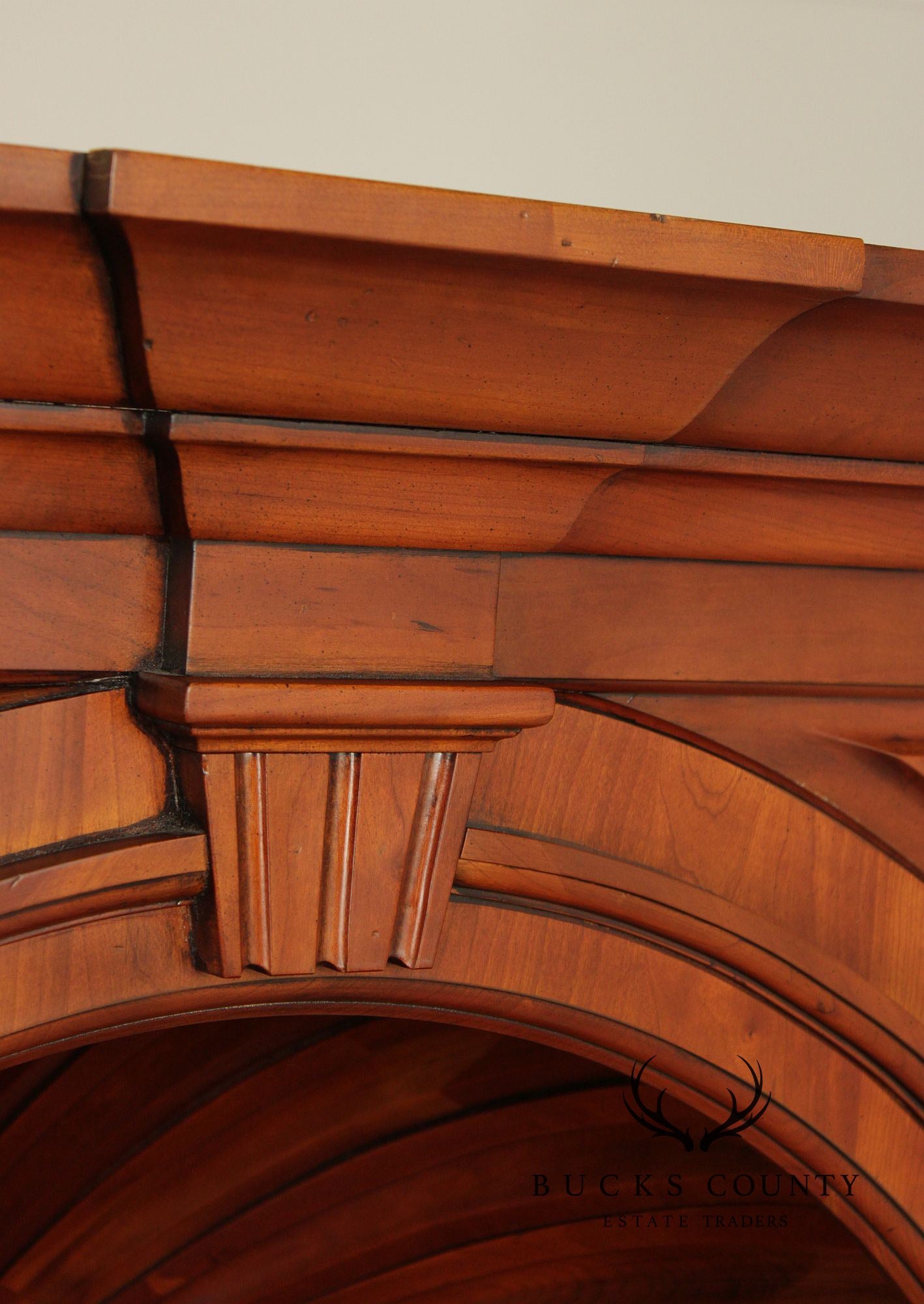 Harden Chippendale Style Cherry Corner Bookcase