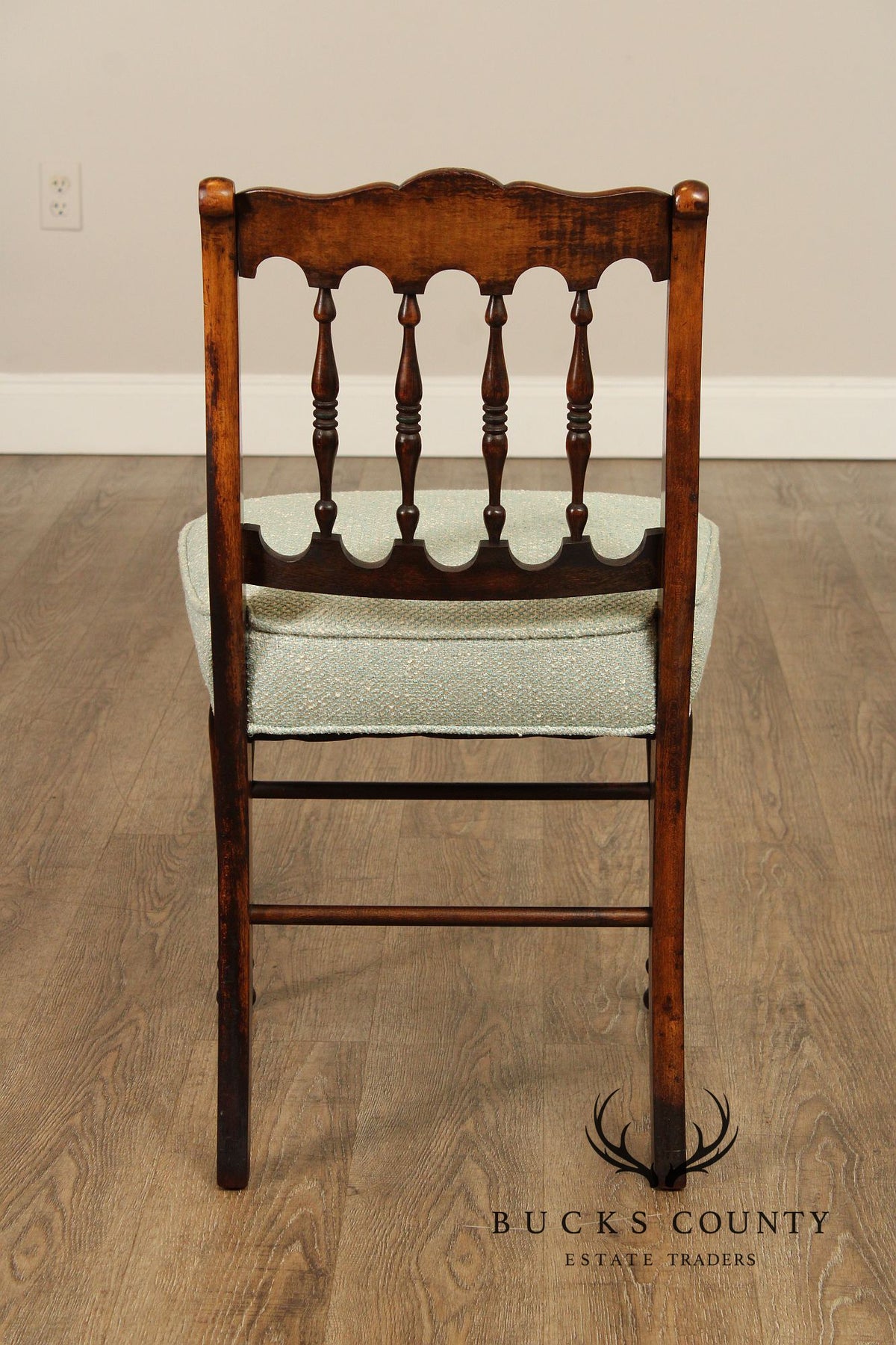 Antique Sheraton Hand Painted Side Chair