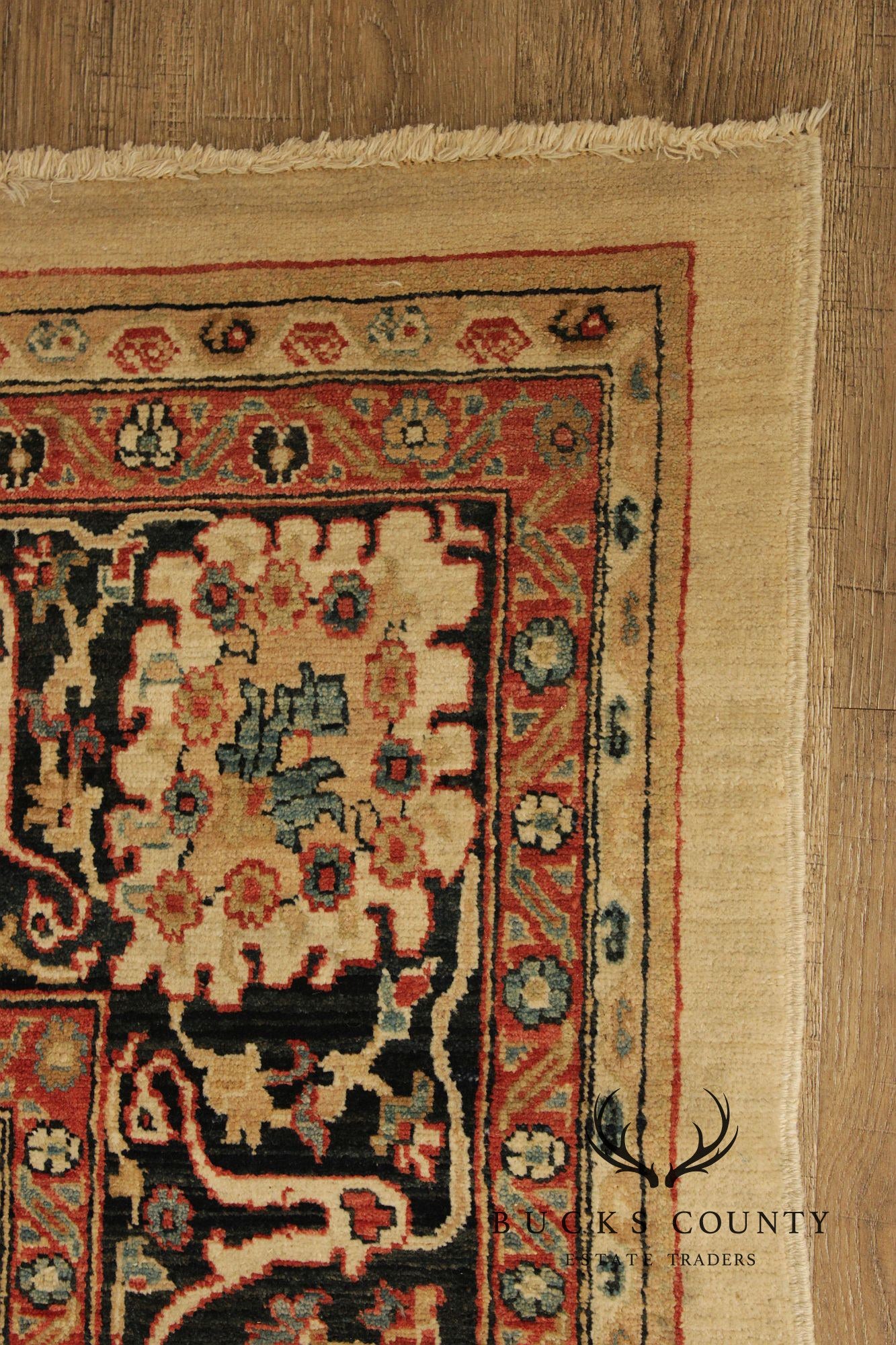 Peshawar Farahan Design Hand-Knotted Wool Area Rug – 6’ x 10’