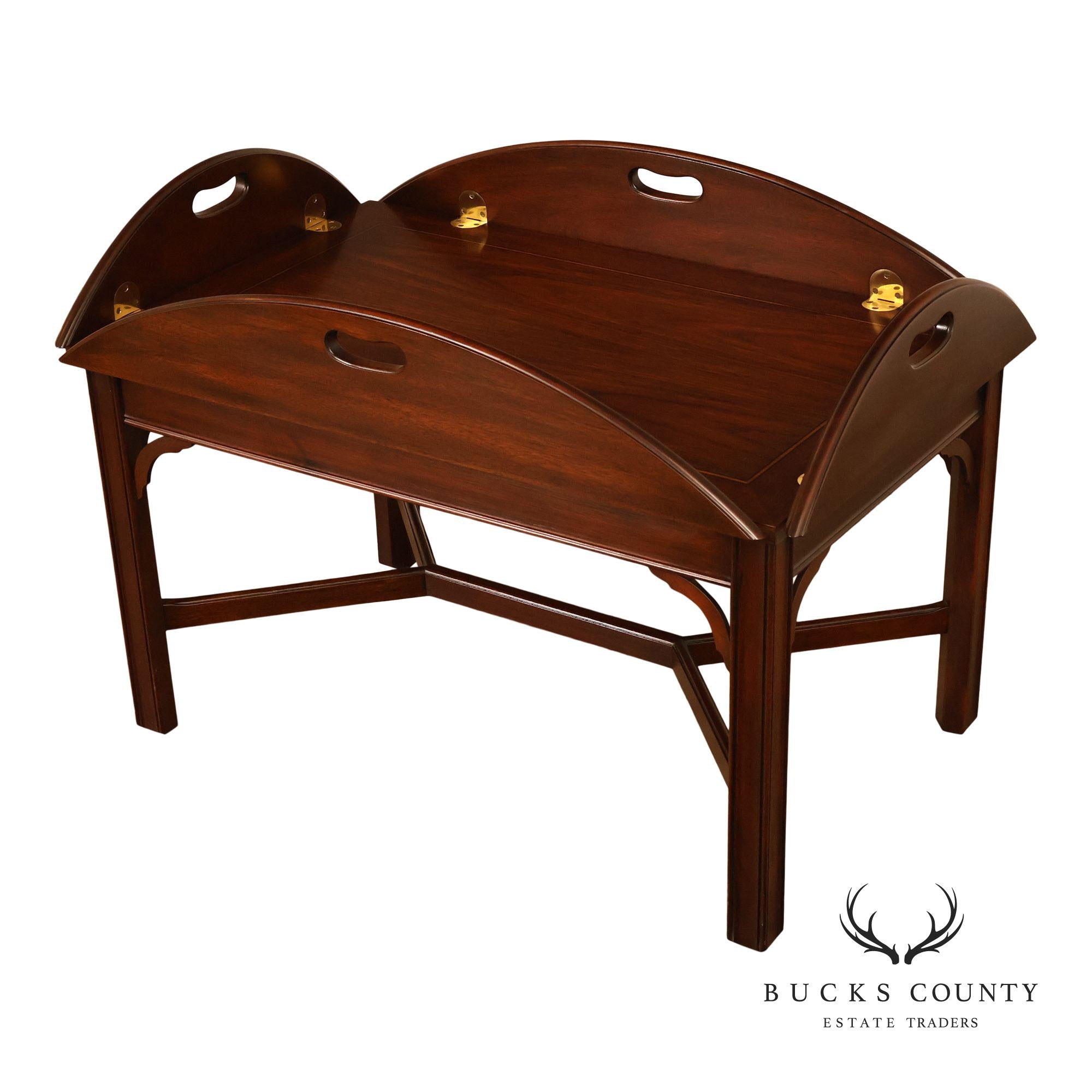 Henkel Harris Mahogany Butler’s Tray Coffee Table