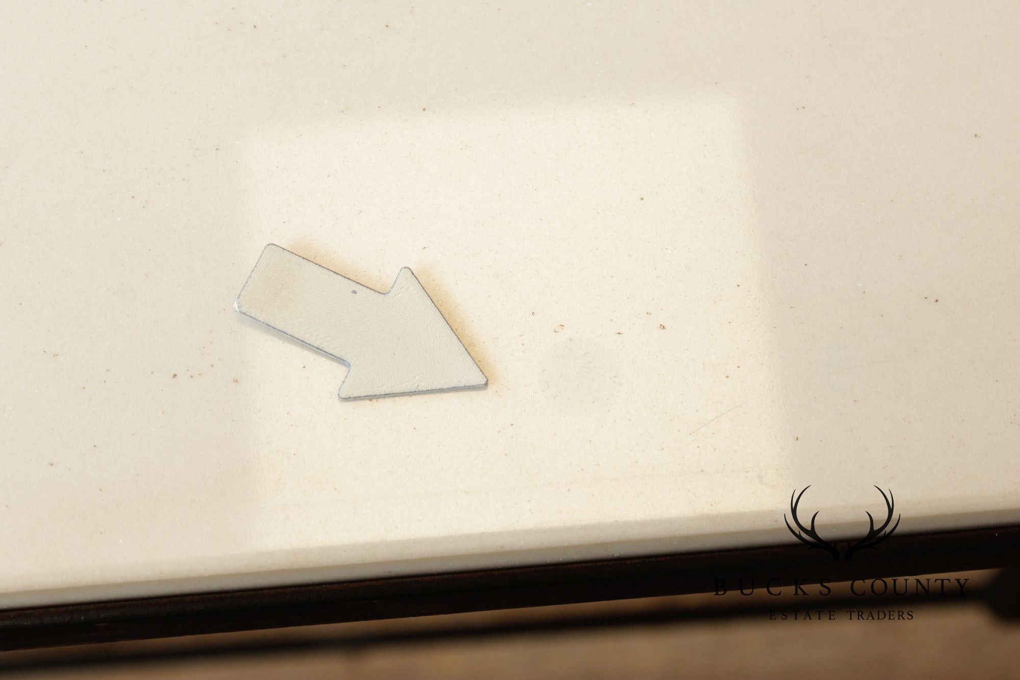 Mid Century Modern Industrial Marble Top Steel Console BarTable