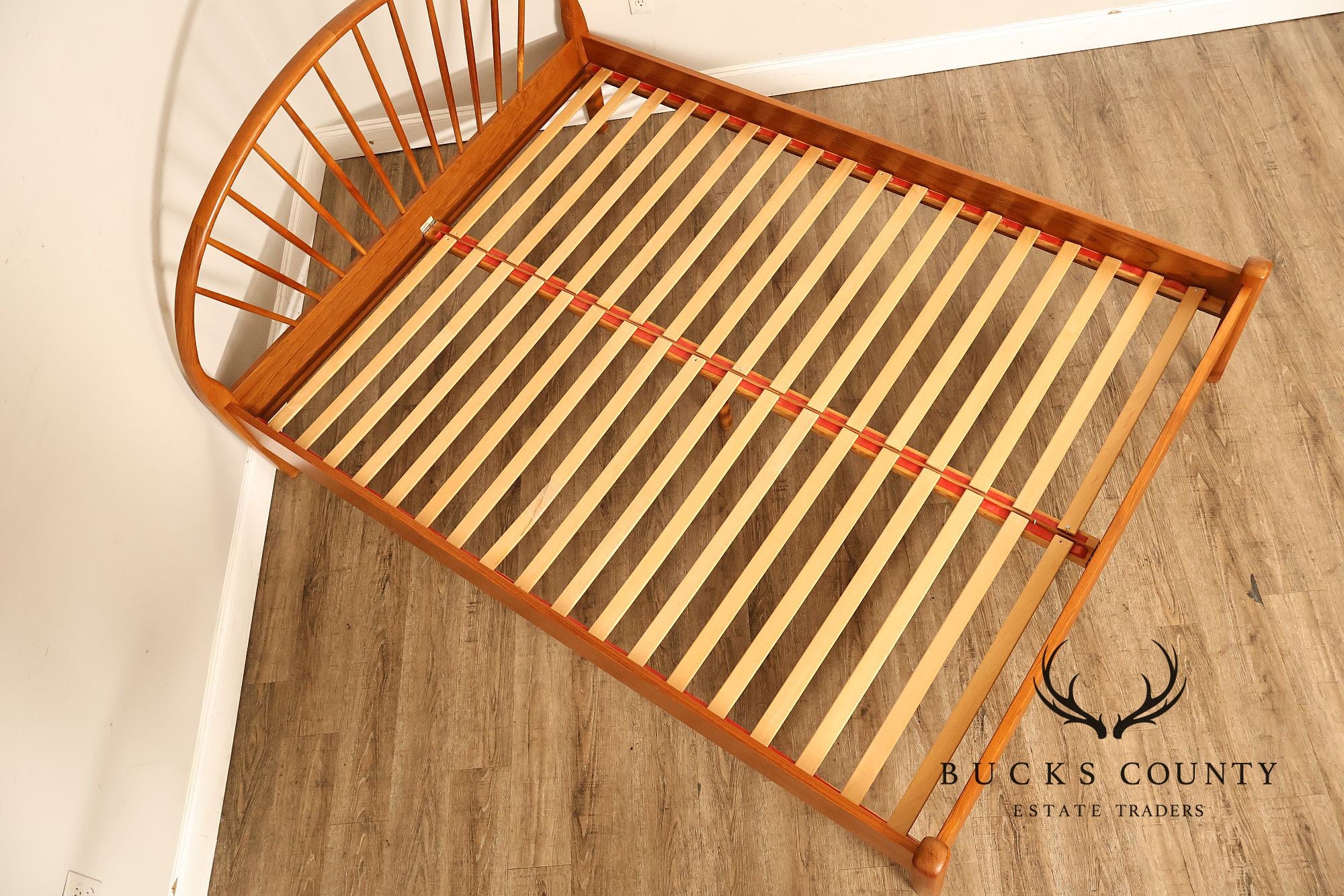 Jespersen Danish Modern Teak Queen Bed Frame