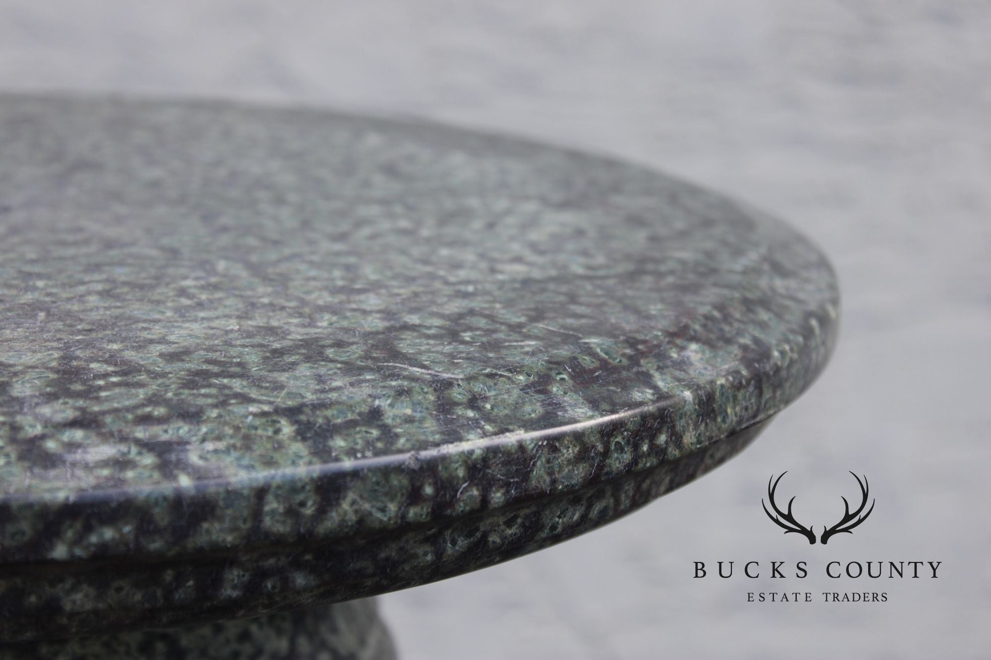 Vintage Carved Granite Pedestal Column