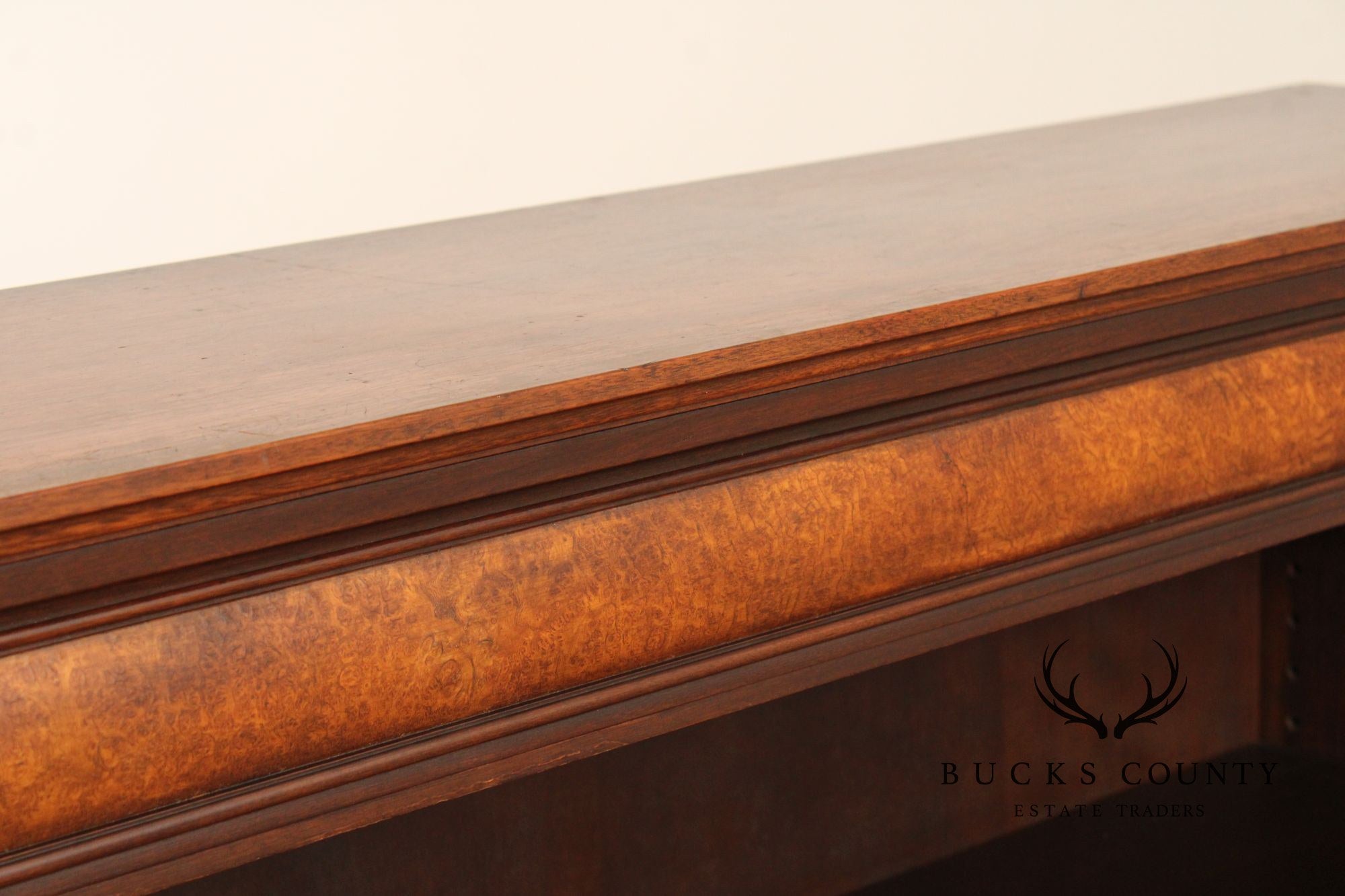 Schmieg & Kotzian Vintage Walnut Open Bookcase