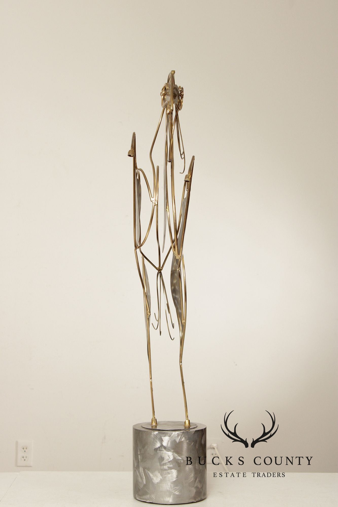 Curtis Jere Post Modern Rearing Horse Sculpture