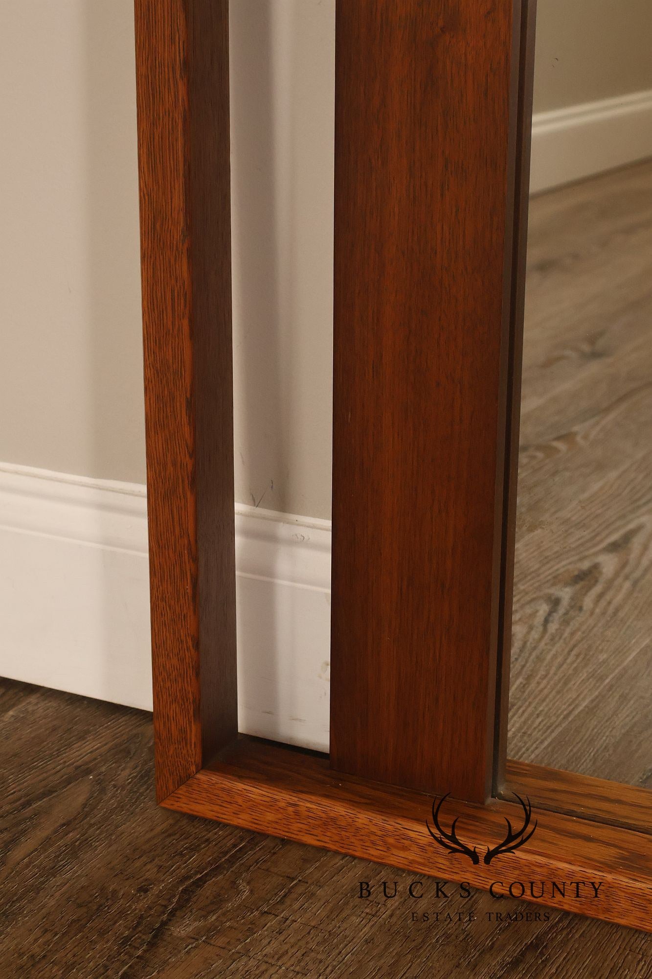 Lane Mid Century Modern Walnut Mirror