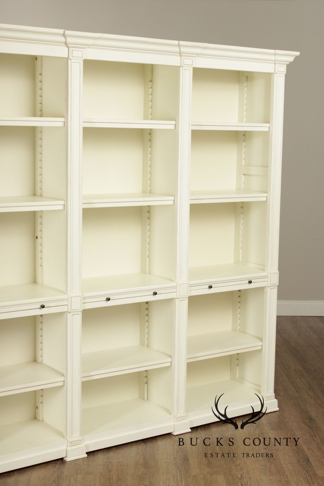 Large Painted Library Bookcase